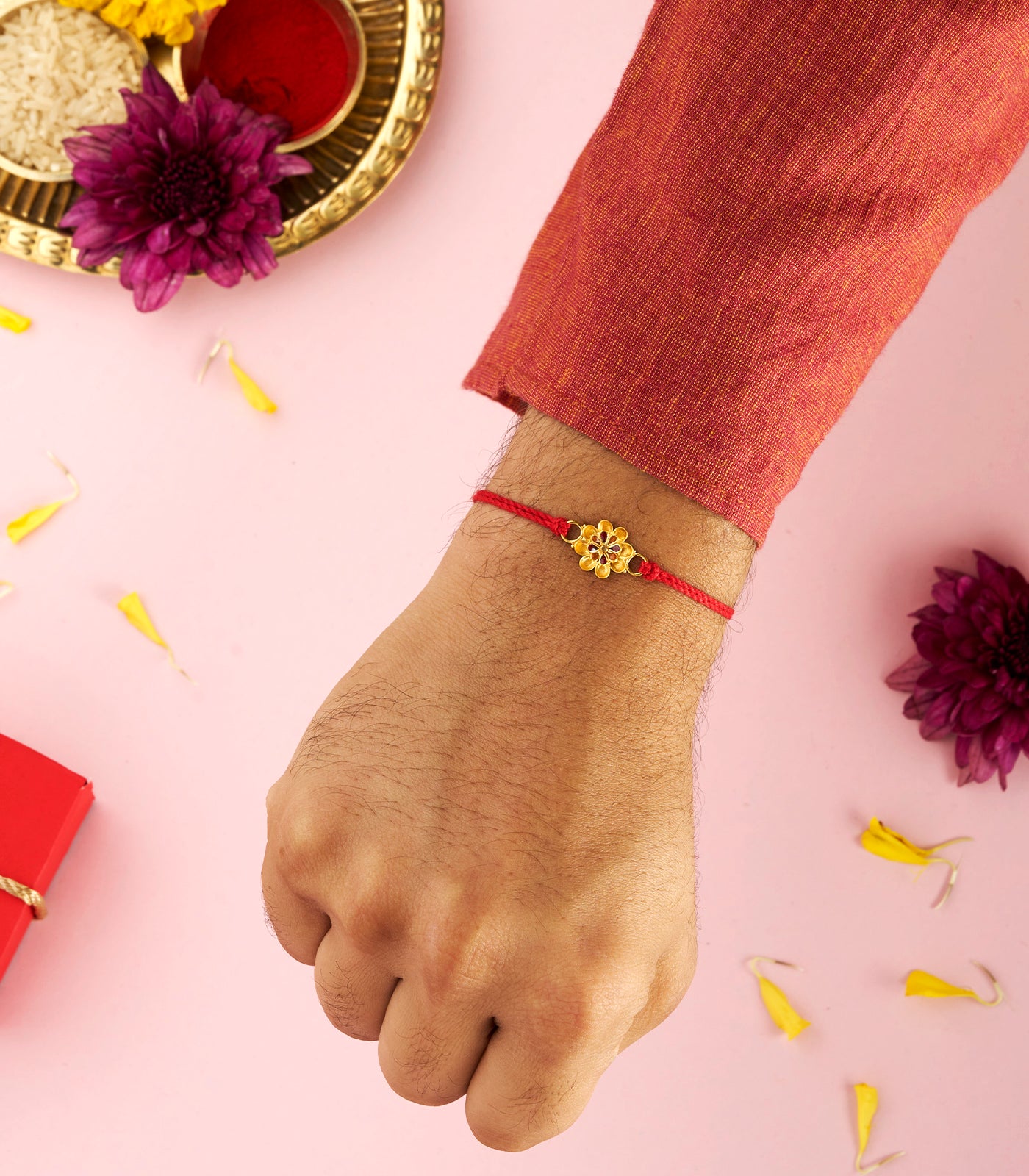 Gold Rakhi By P N Gadgil & Sons Ltd