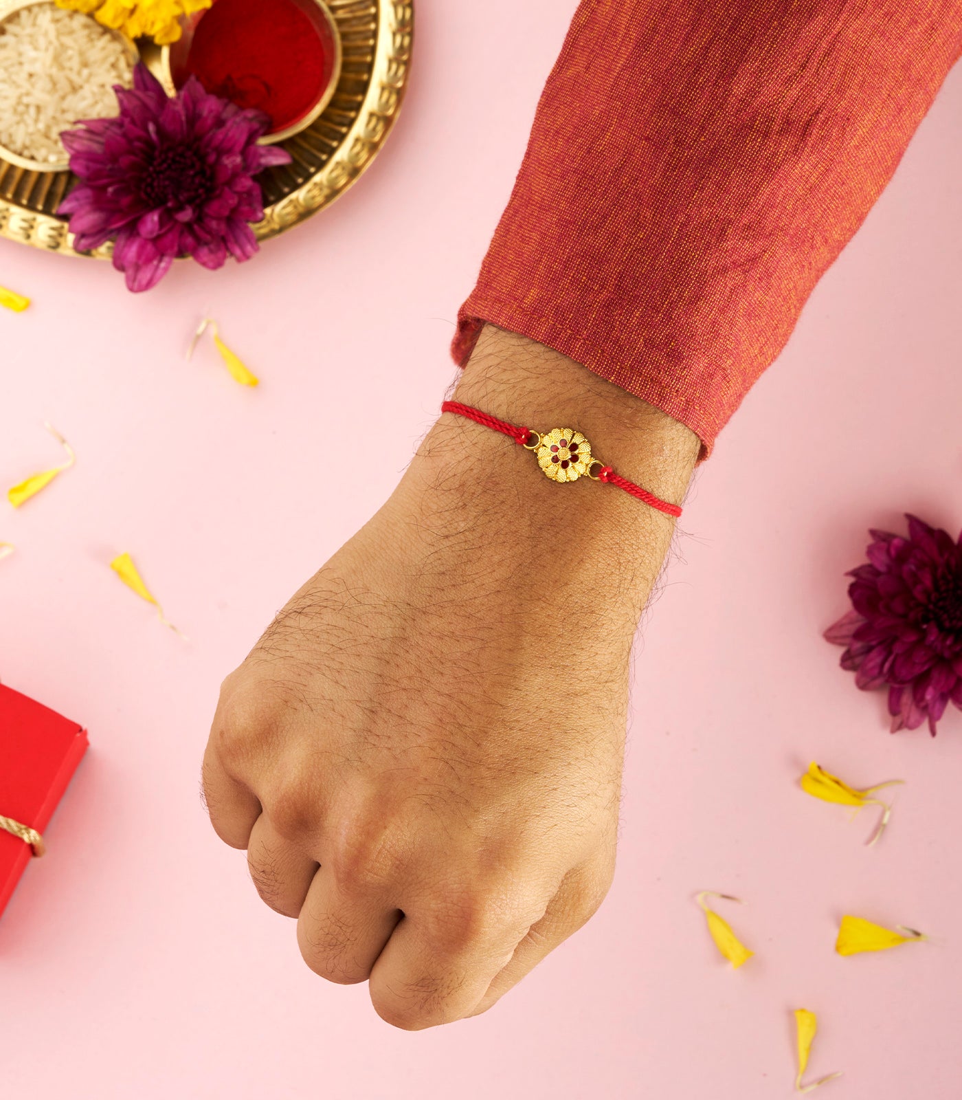 Gold Rakhi By P N Gadgil & Sons Ltd