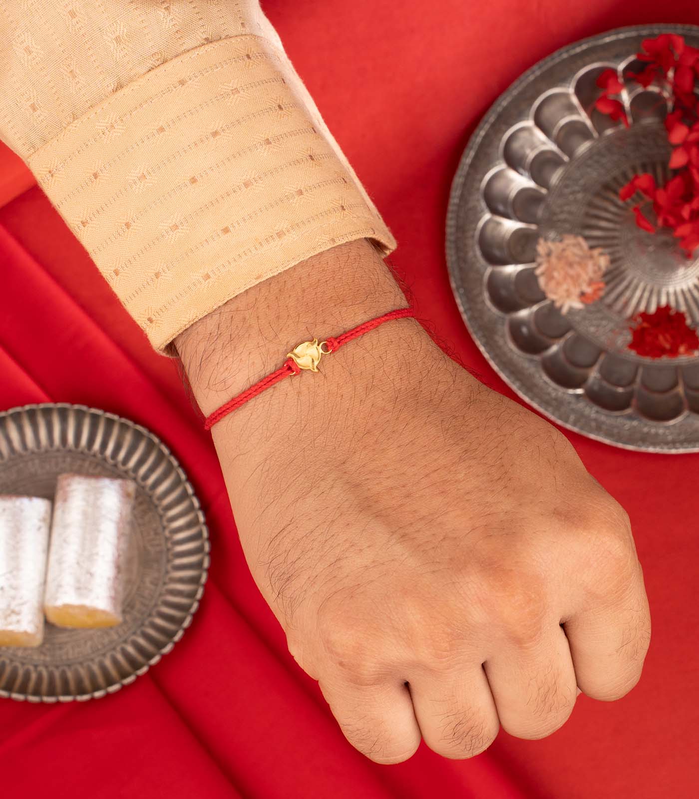 Gold Rakhi By P N Gadgil & Sons Ltd