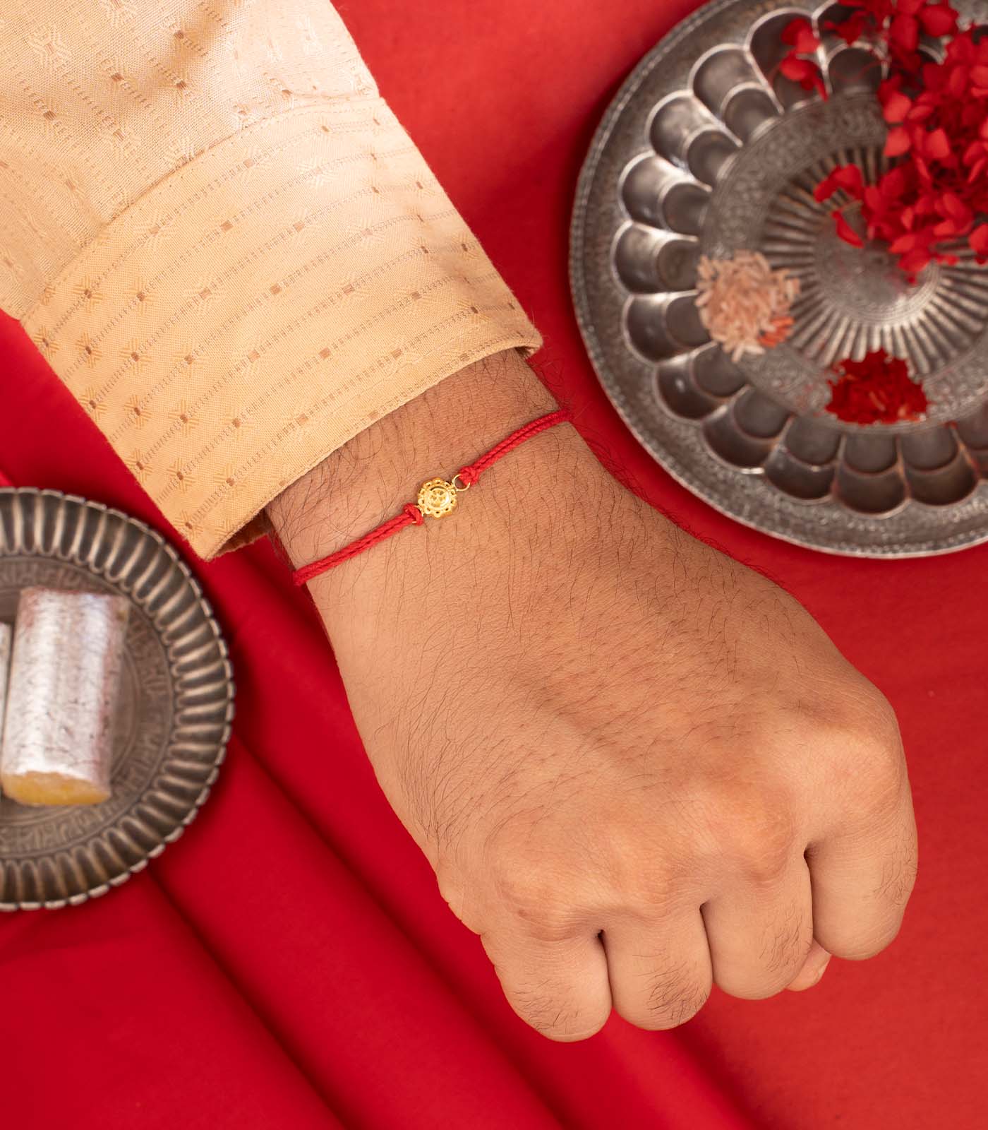 Gold Rakhi By P N Gadgil & Sons Ltd