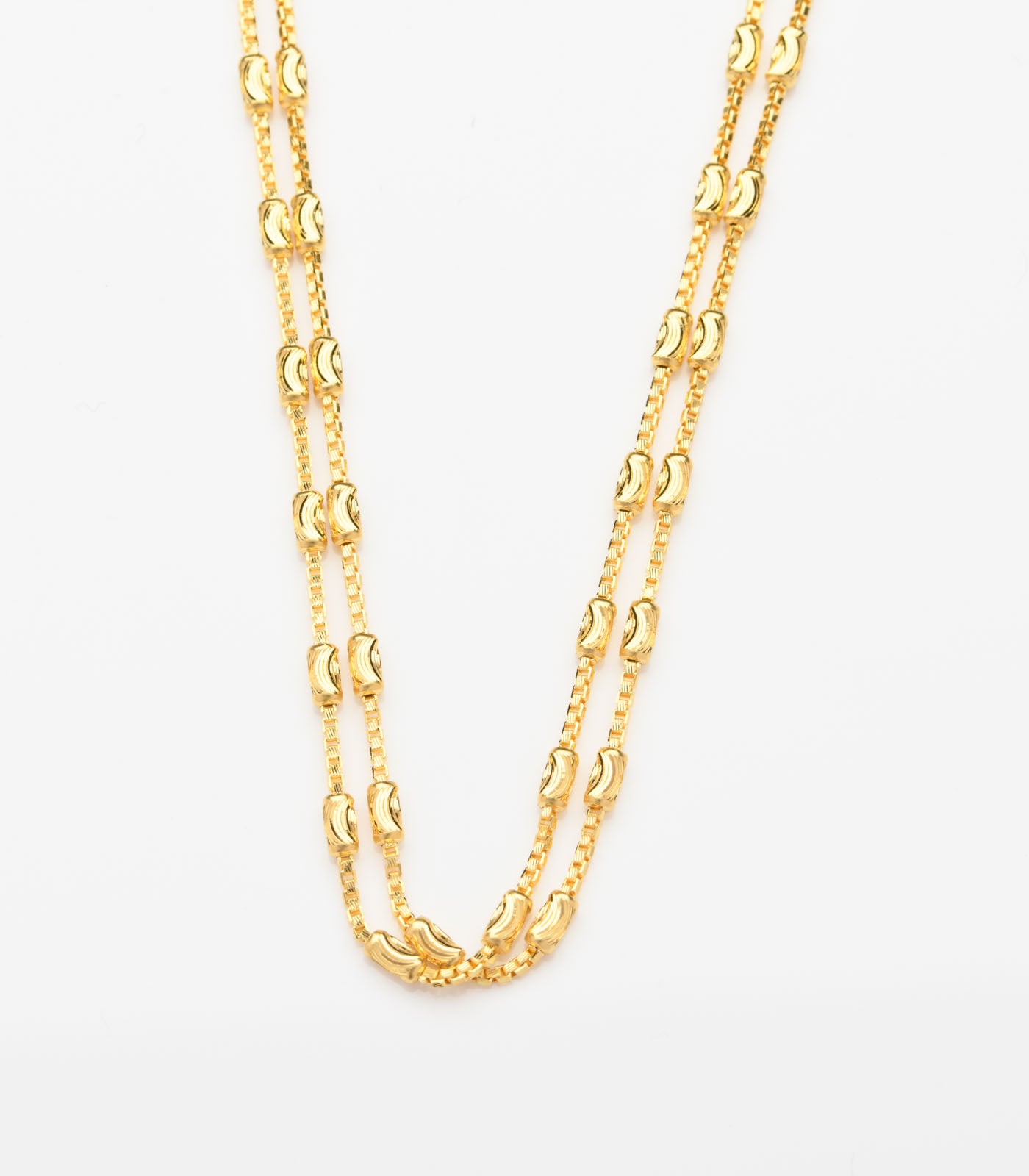 PNG & Sons Double String Golden Chain – P. N. Gadgil & Sons Ltd