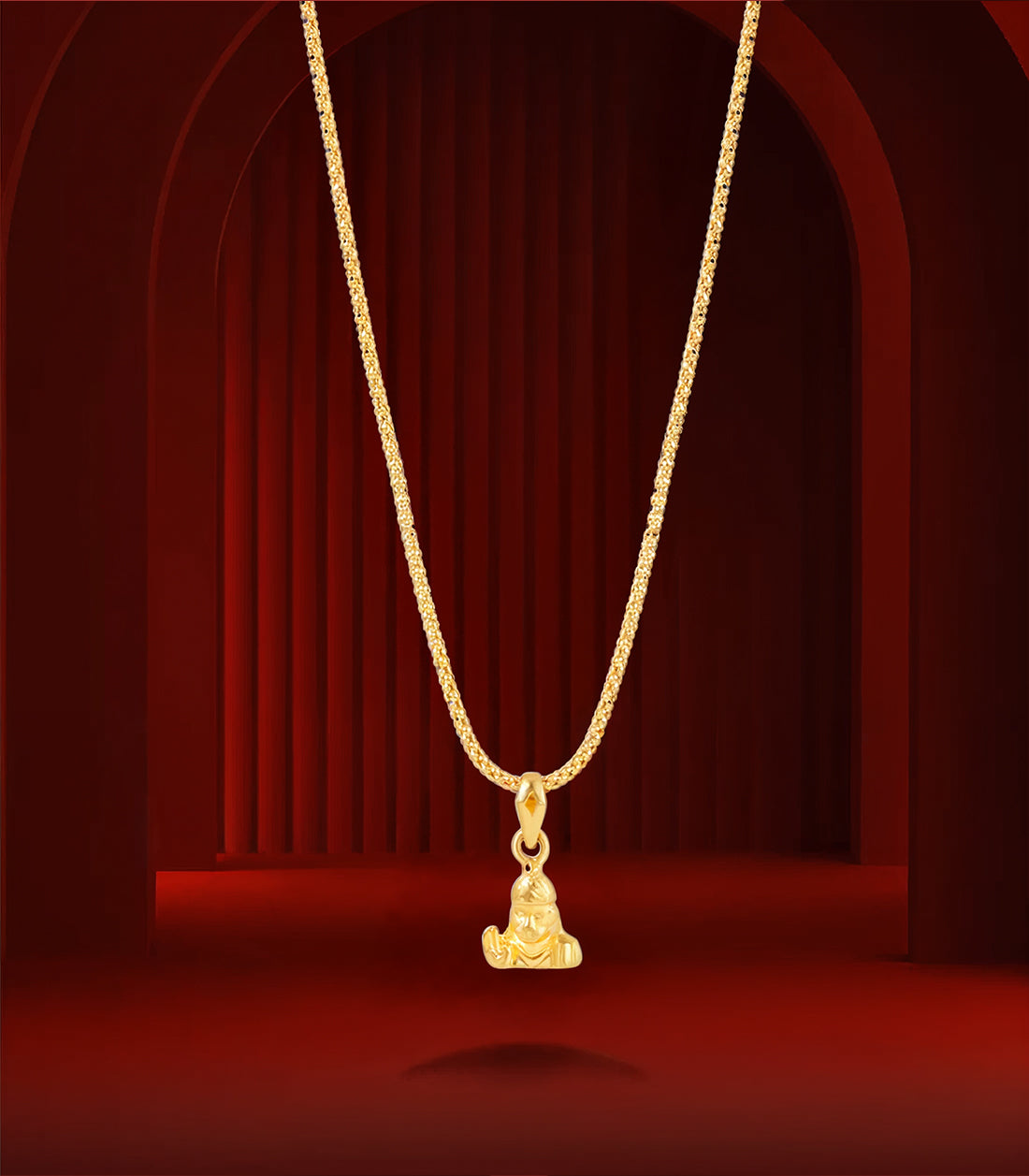 Hanuman Gold Chain Pendant