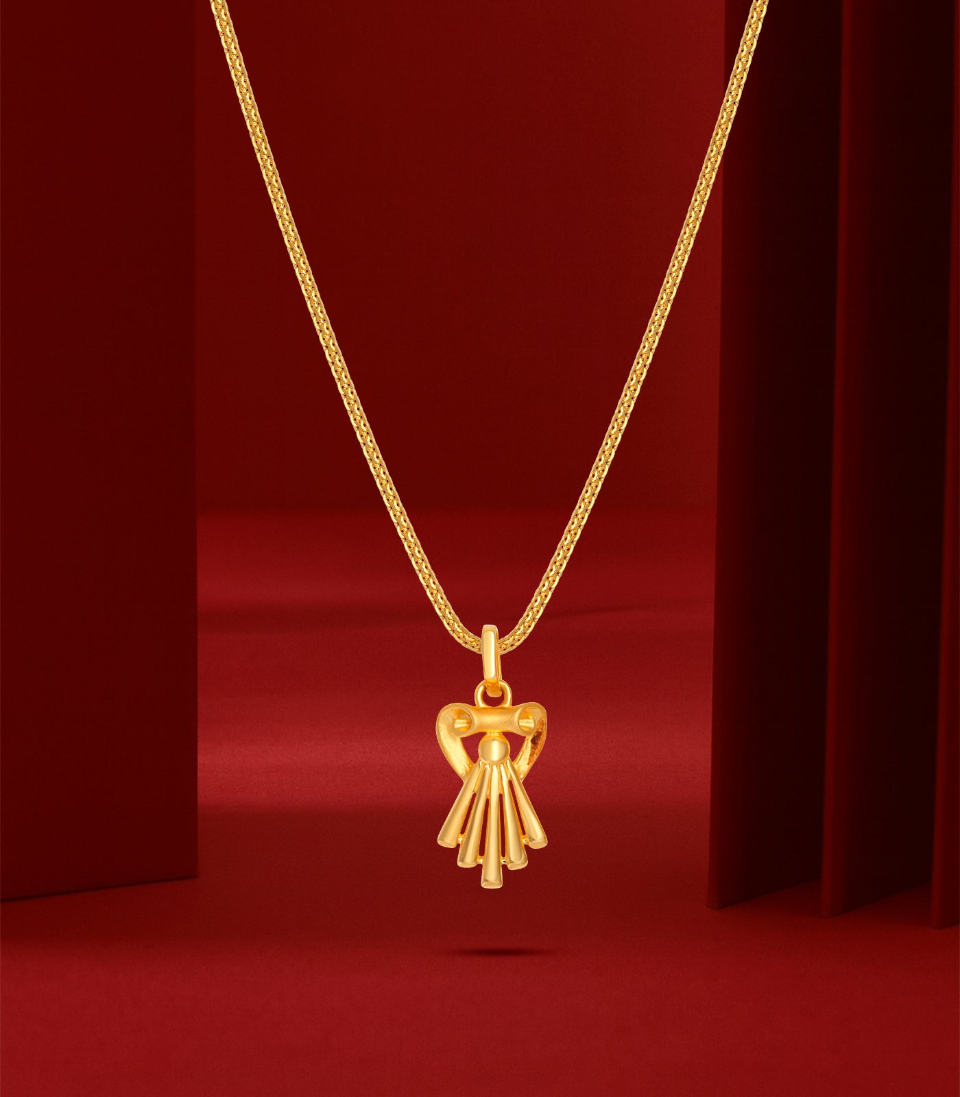 Guardian Angel Gold Pendant