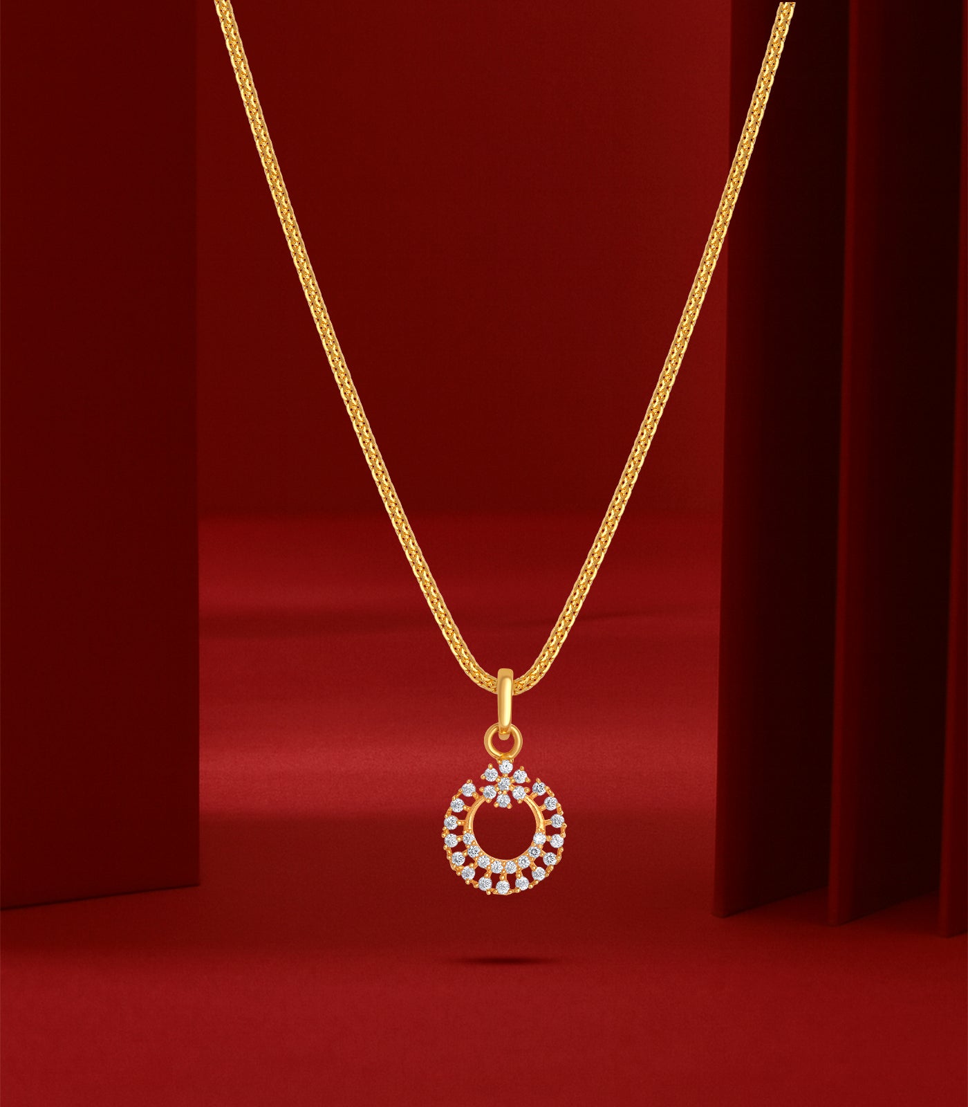 Aarohi Gold Pendant