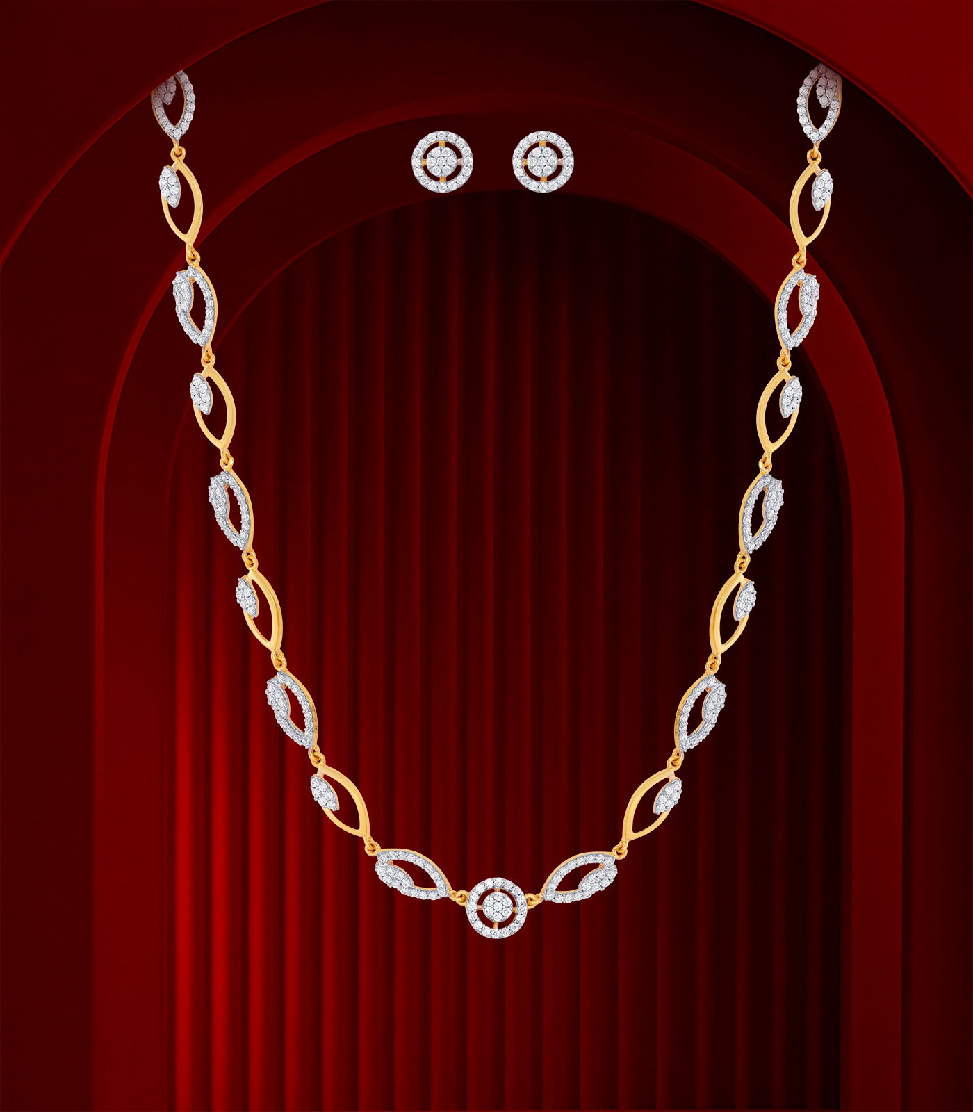 Eternal Grace Gold Necklace Set