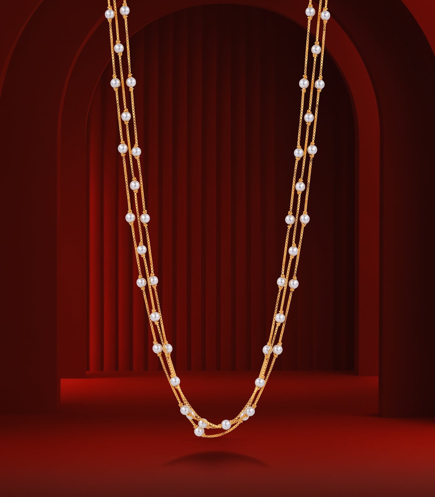 Pearl-Linked Goph Necklace