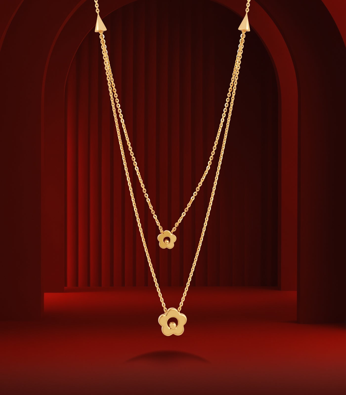 Fleur Duo Goph Necklace