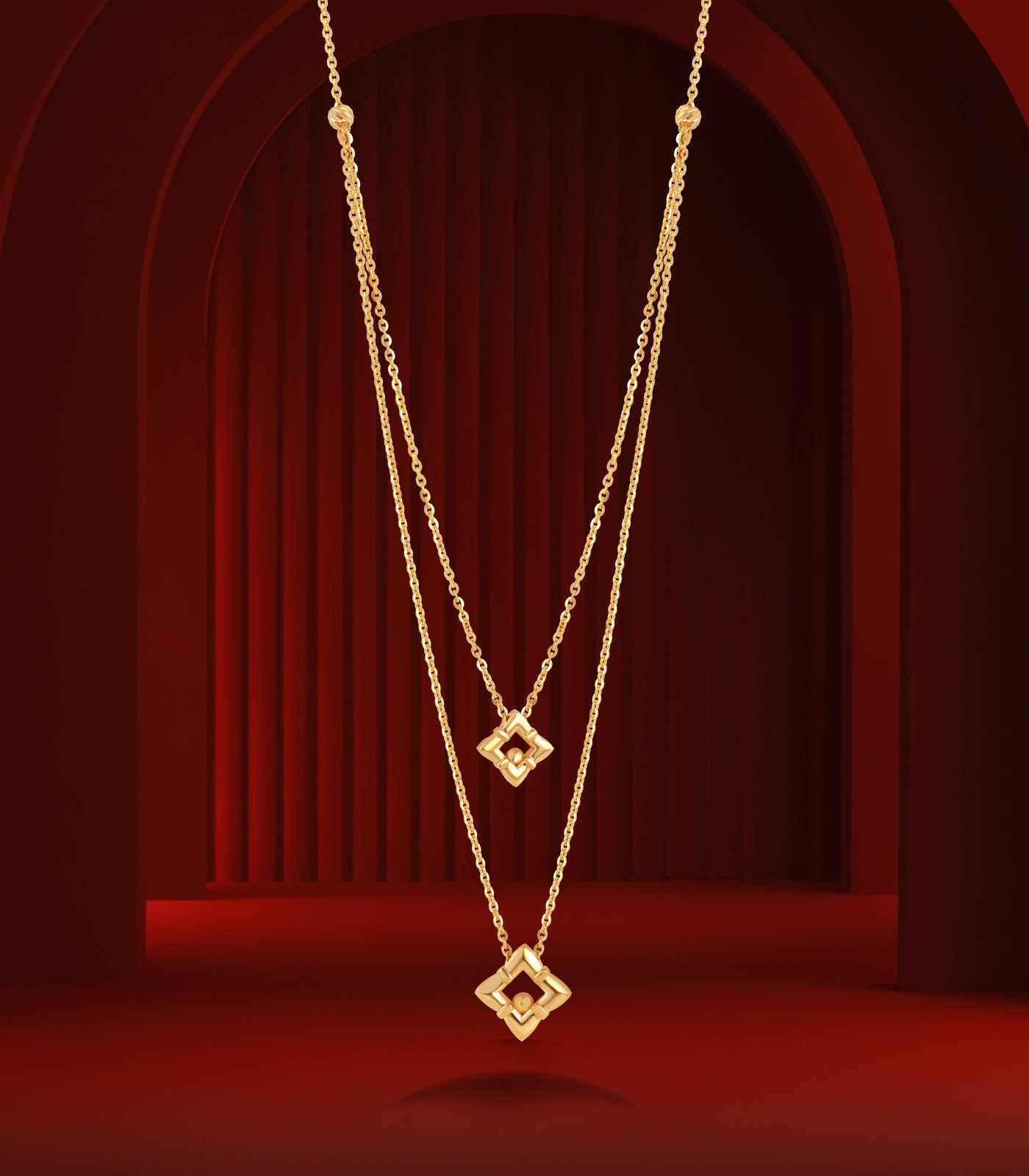 Eternal Square Goph Necklace