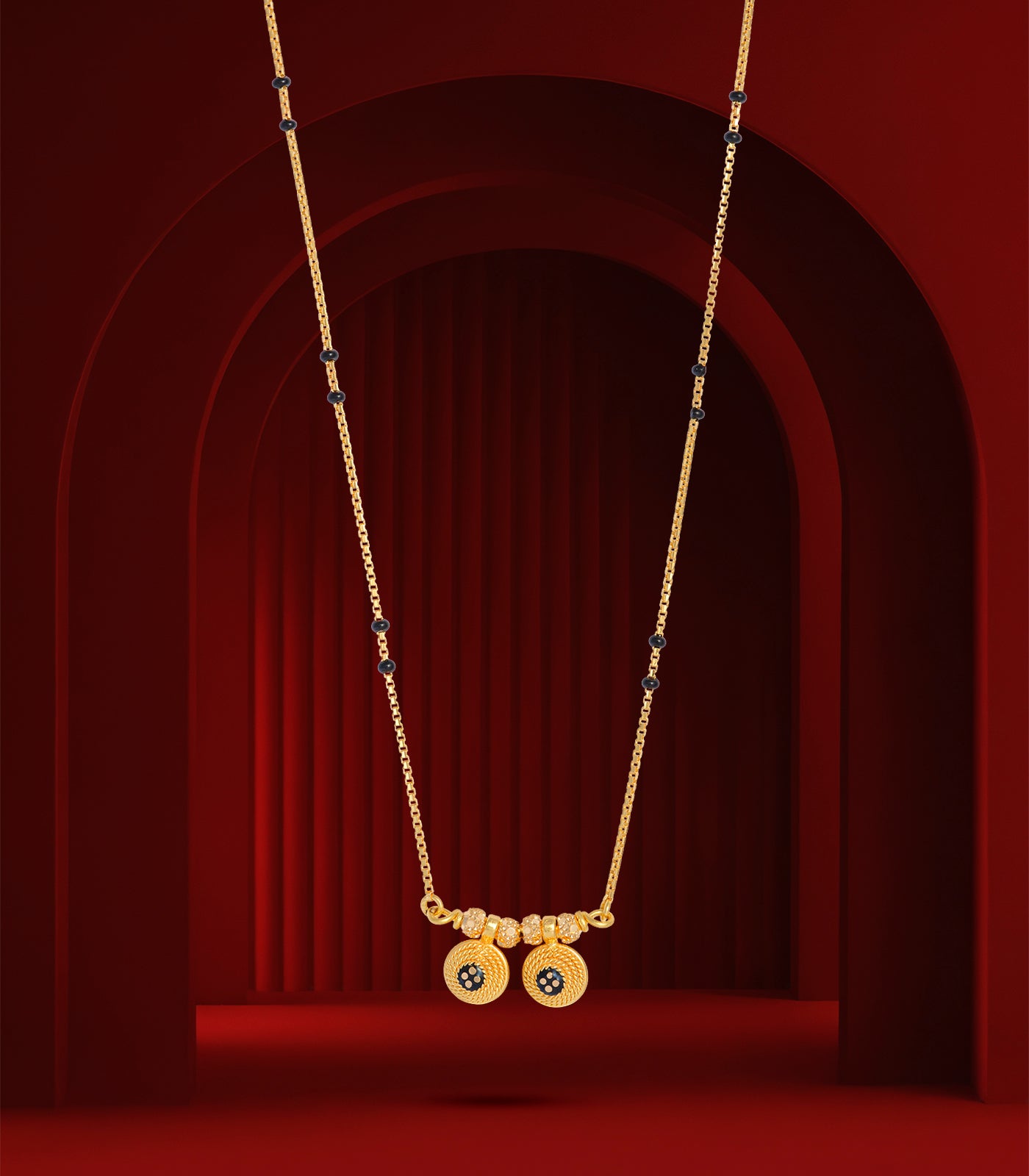 Gold Mangalsutra by PNG Sons