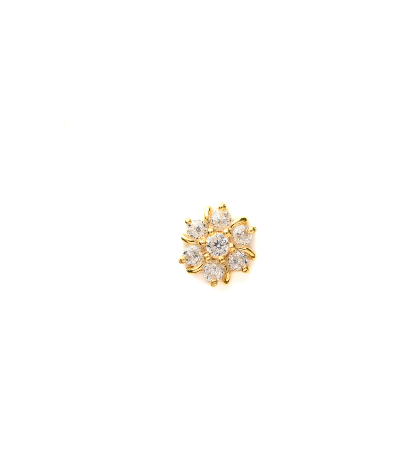 Flower Node Pin Nose Pin | Buy Angular Flower Nose Pin @OnlinePNG – P. N. Gadgil & Sons Ltd