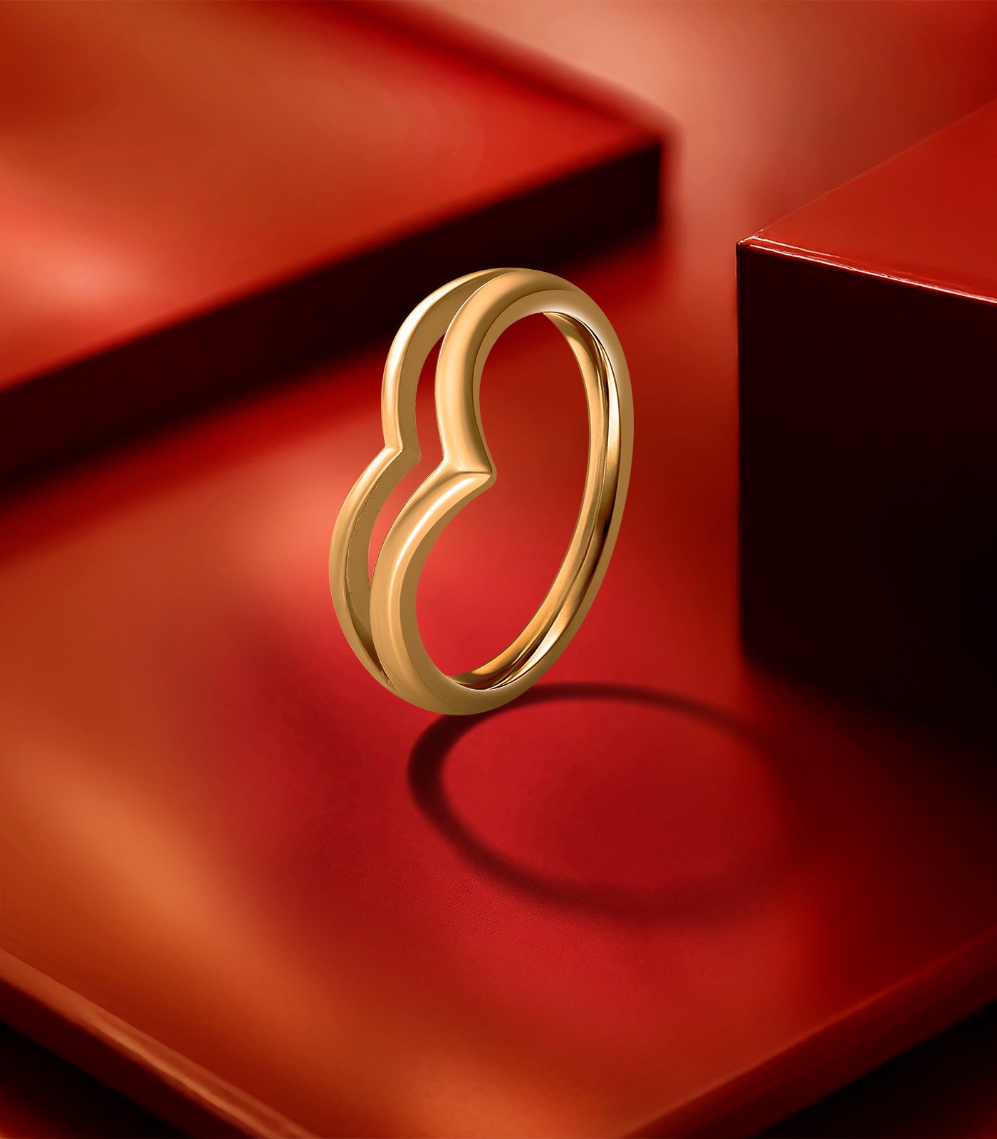 Eternal Bond Gold Finger Ring