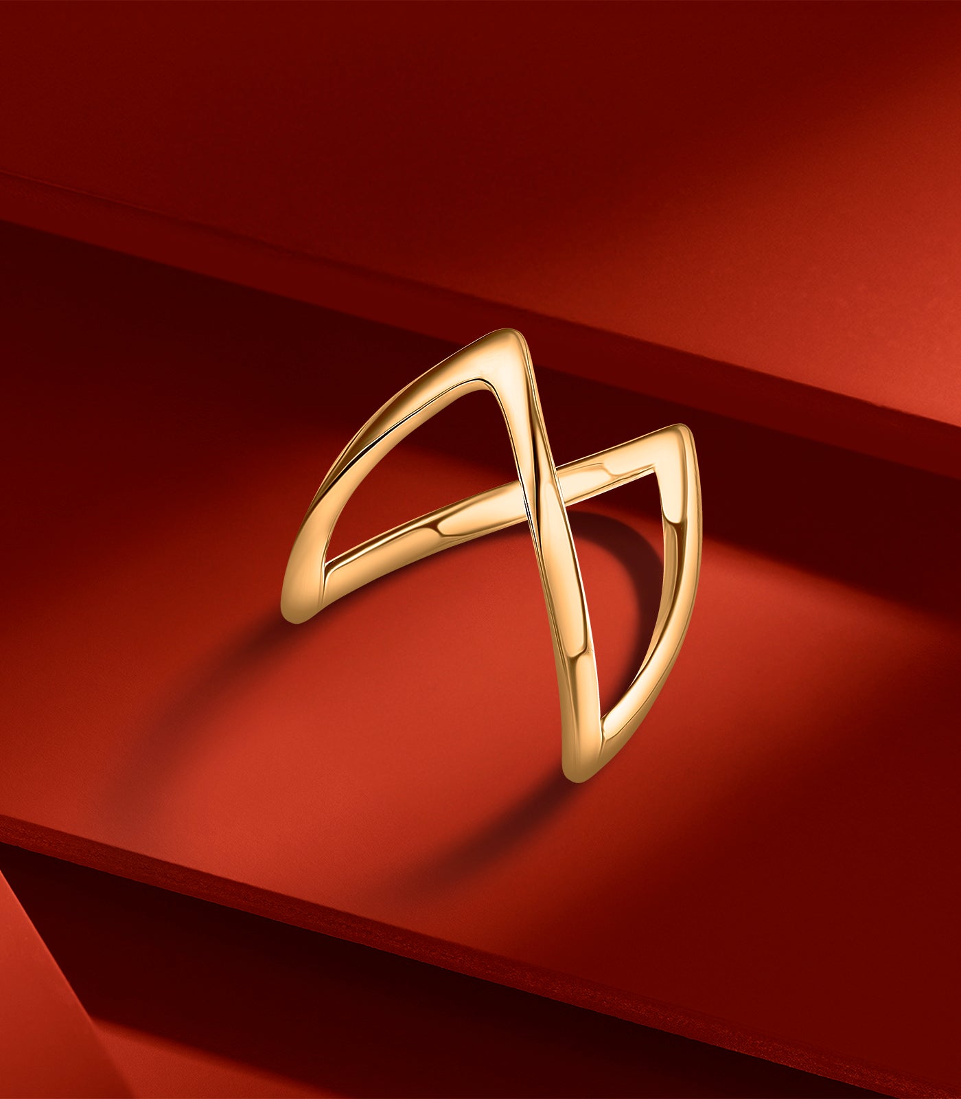 Vanki Gold Finger Ring