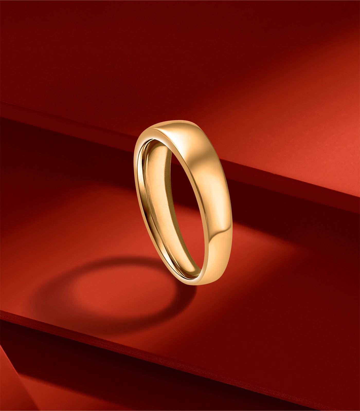 Simple Gold Finger Ring