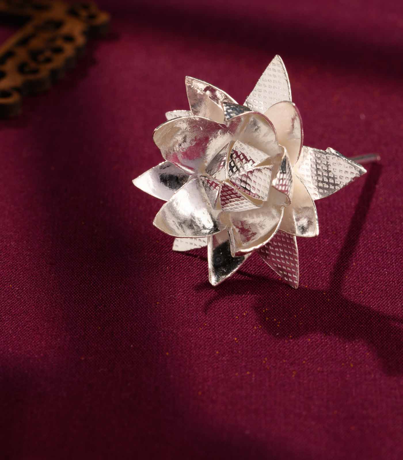 Silver Kamal Phul Small