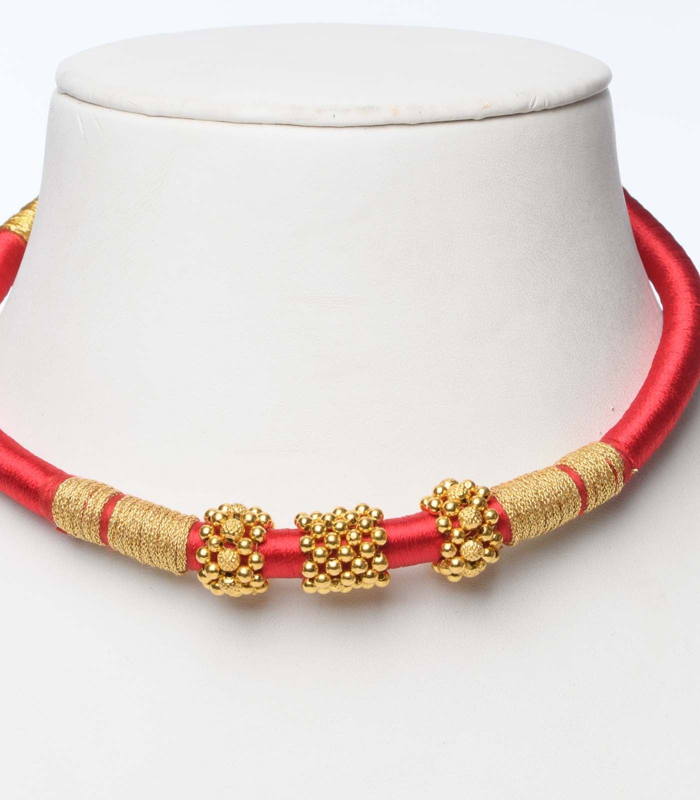 Buy Stylish Red Thread Necklace Goph Design – P. N. Gadgil & Sons Ltd