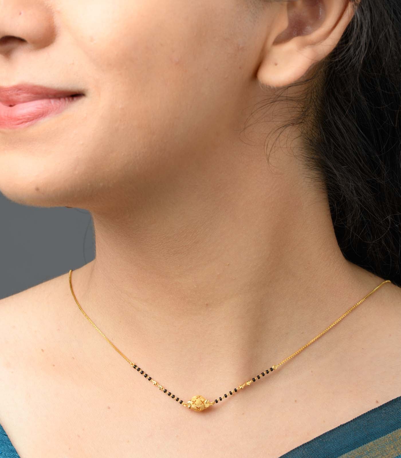 Small Mani Mangalsutra PNG Sons Circlet Double Beads Mangalsutra