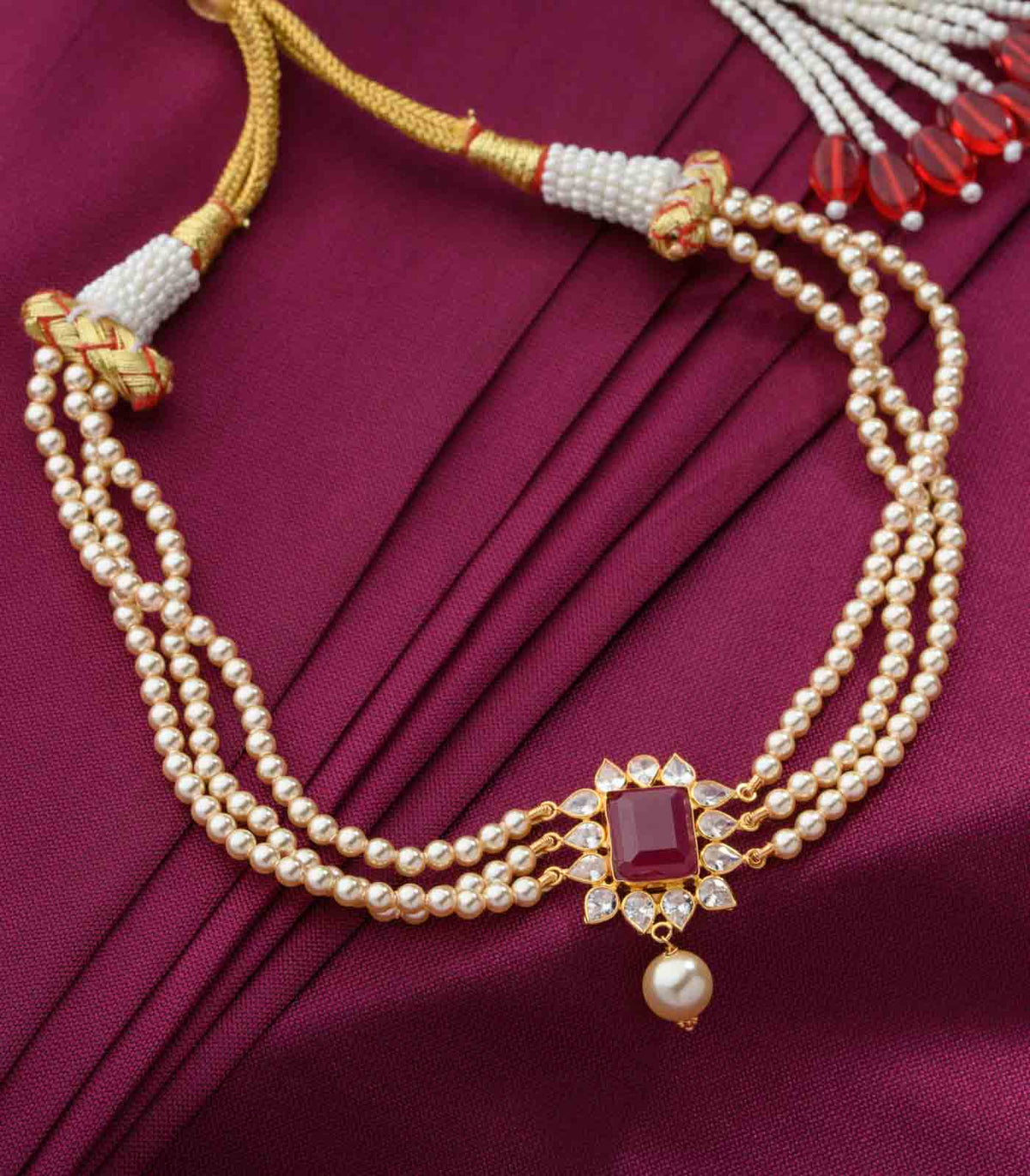 Elegant Square Gold Necklace