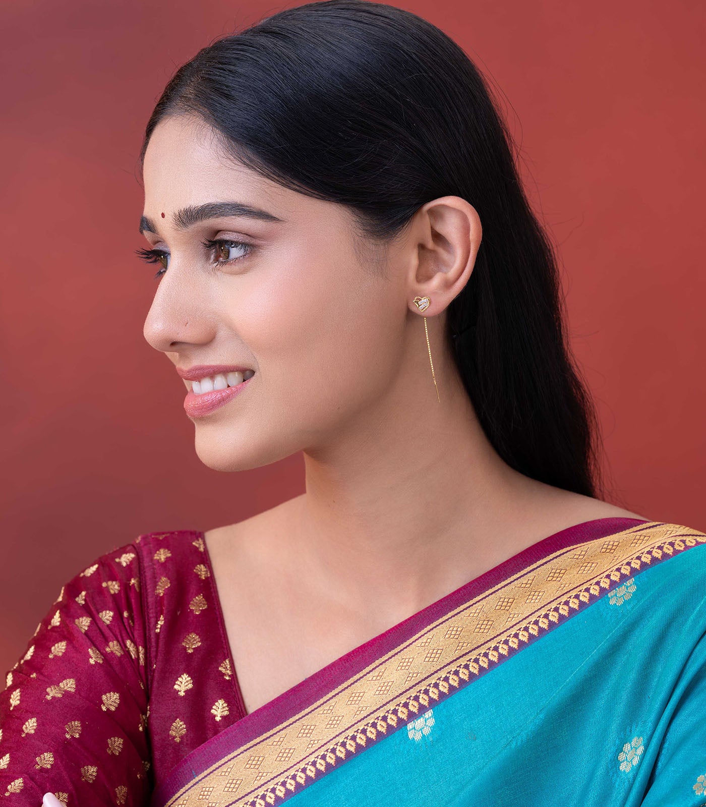 Gleaming Heart Cascade Gold Tops