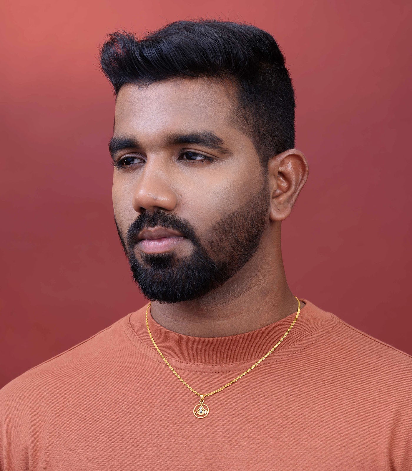 Balaji Gold Chain Pendant