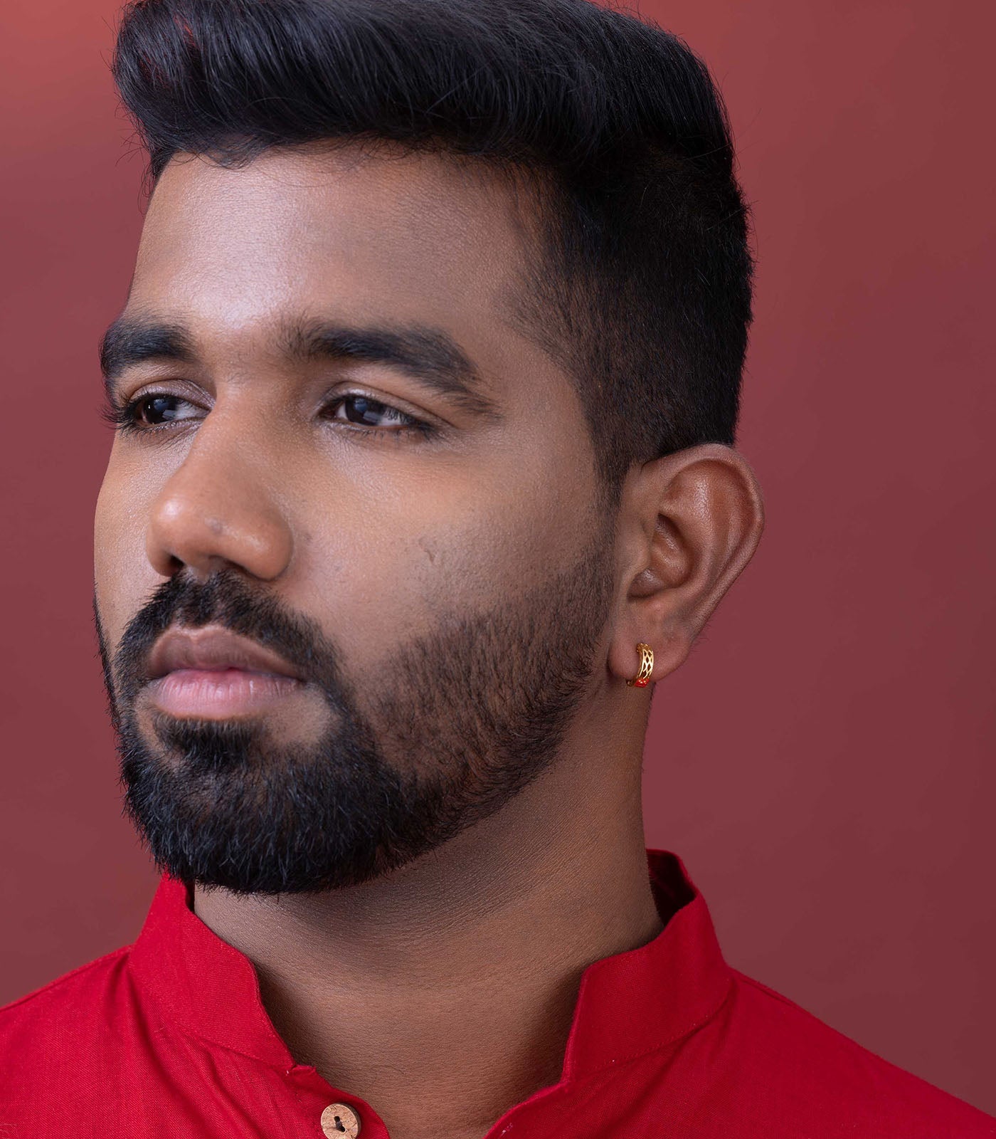 Lattice Cut Gold Bali