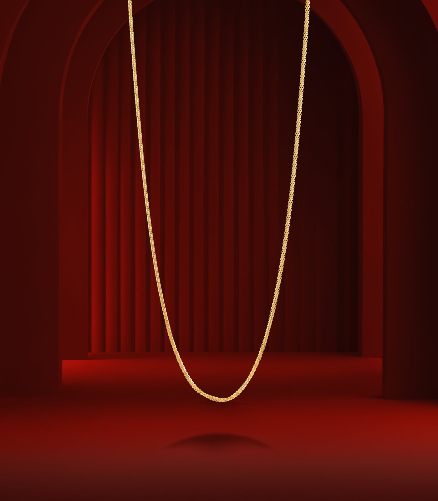 Rope Weave Gold Chain