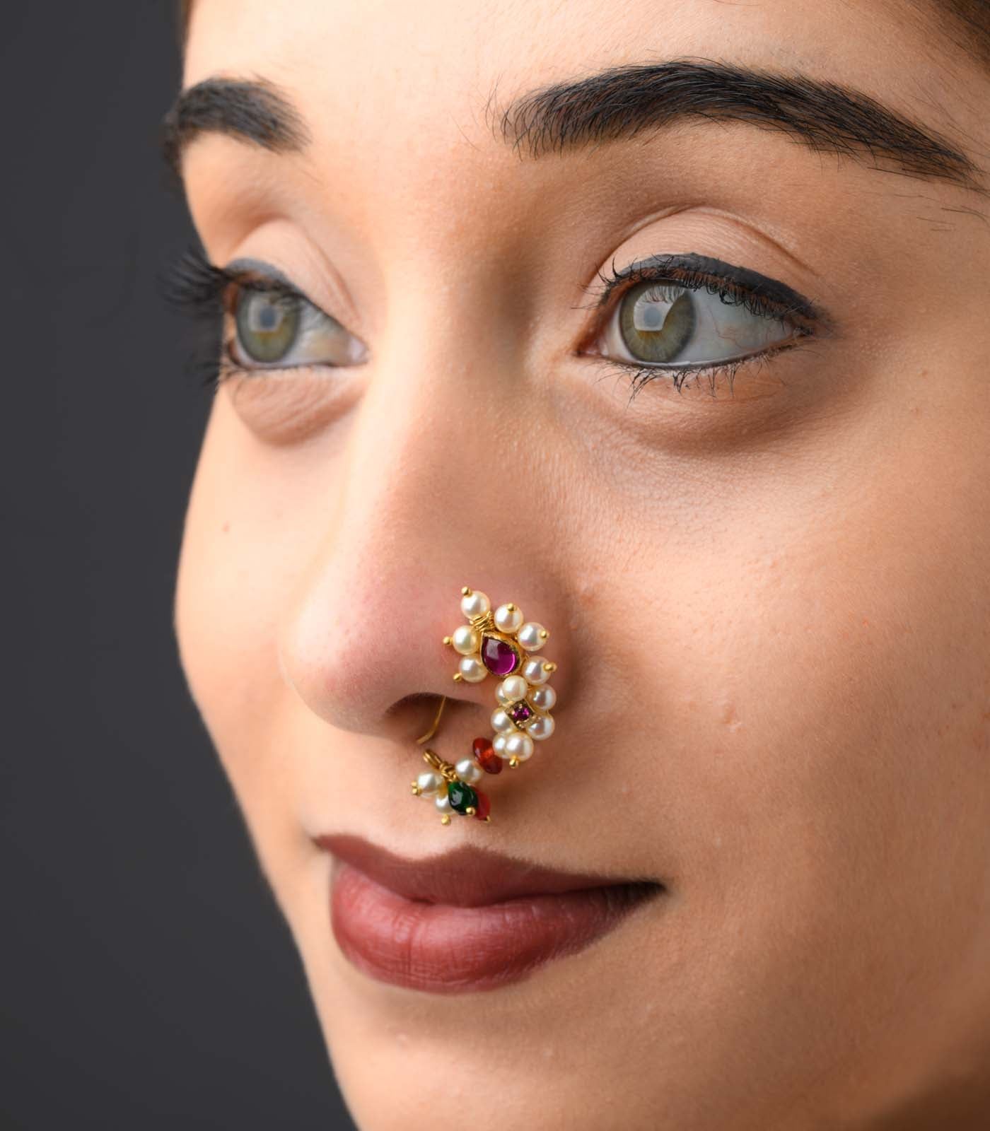 Nose Pin Sonyachi Nath Price Sonyachi Nath Price 22 KT Gold Nose Pin