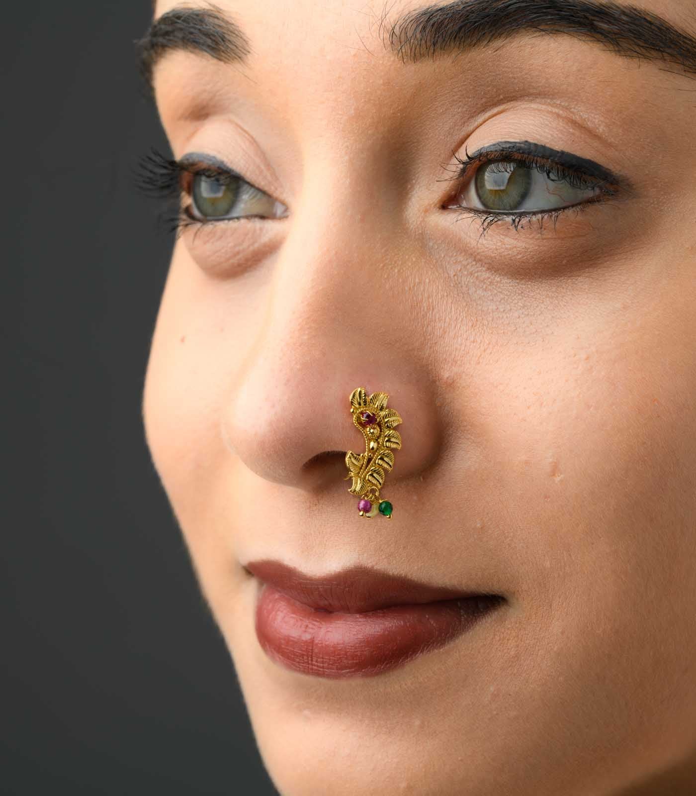 Nose Piercing Small Nathni Small Nathuni Dijain Simple Nose