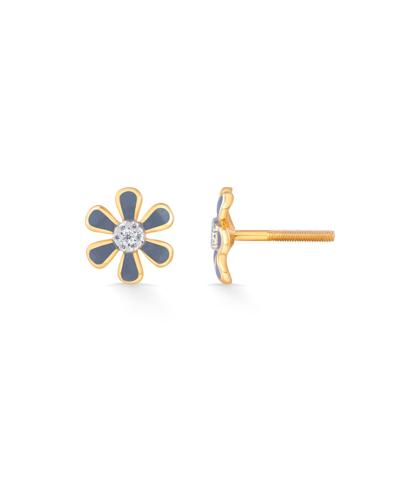 Daisy Gleam Gold Earrings