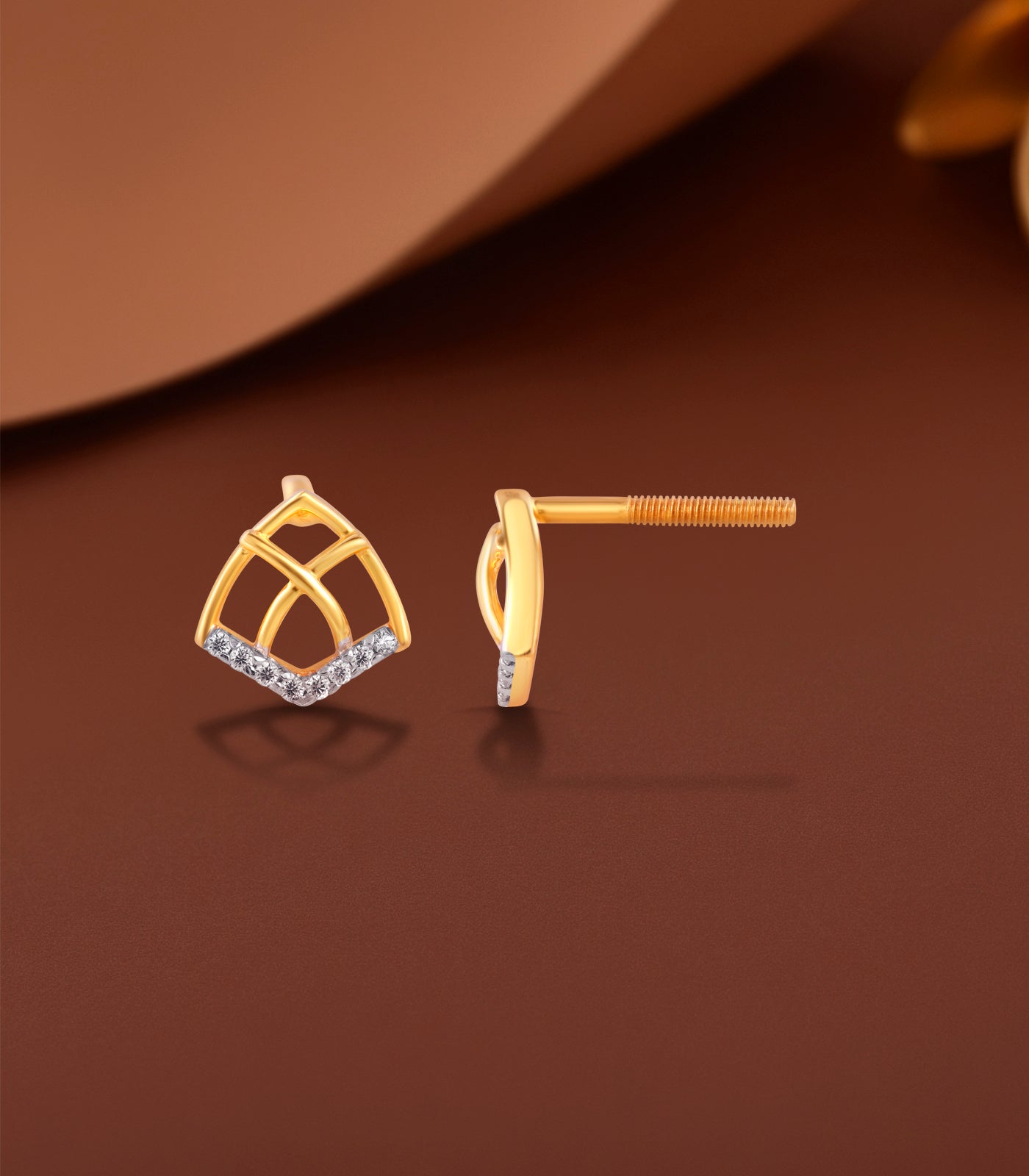Arch Gold Earrings