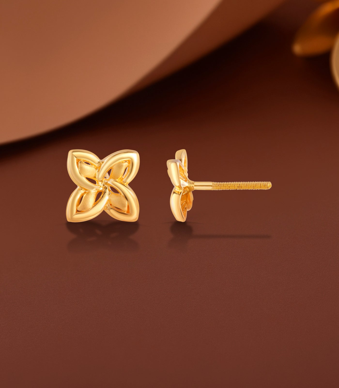 Golden Petal Knot Tops