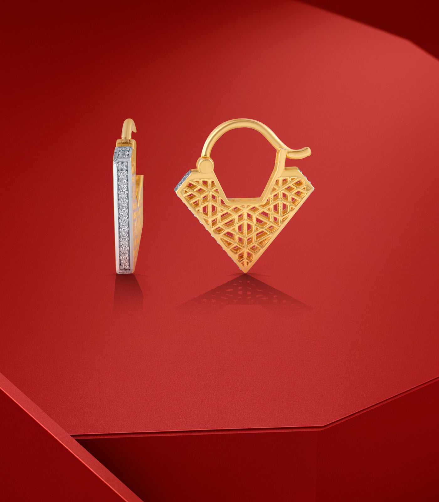 Aurelia Weave Gold Earrings