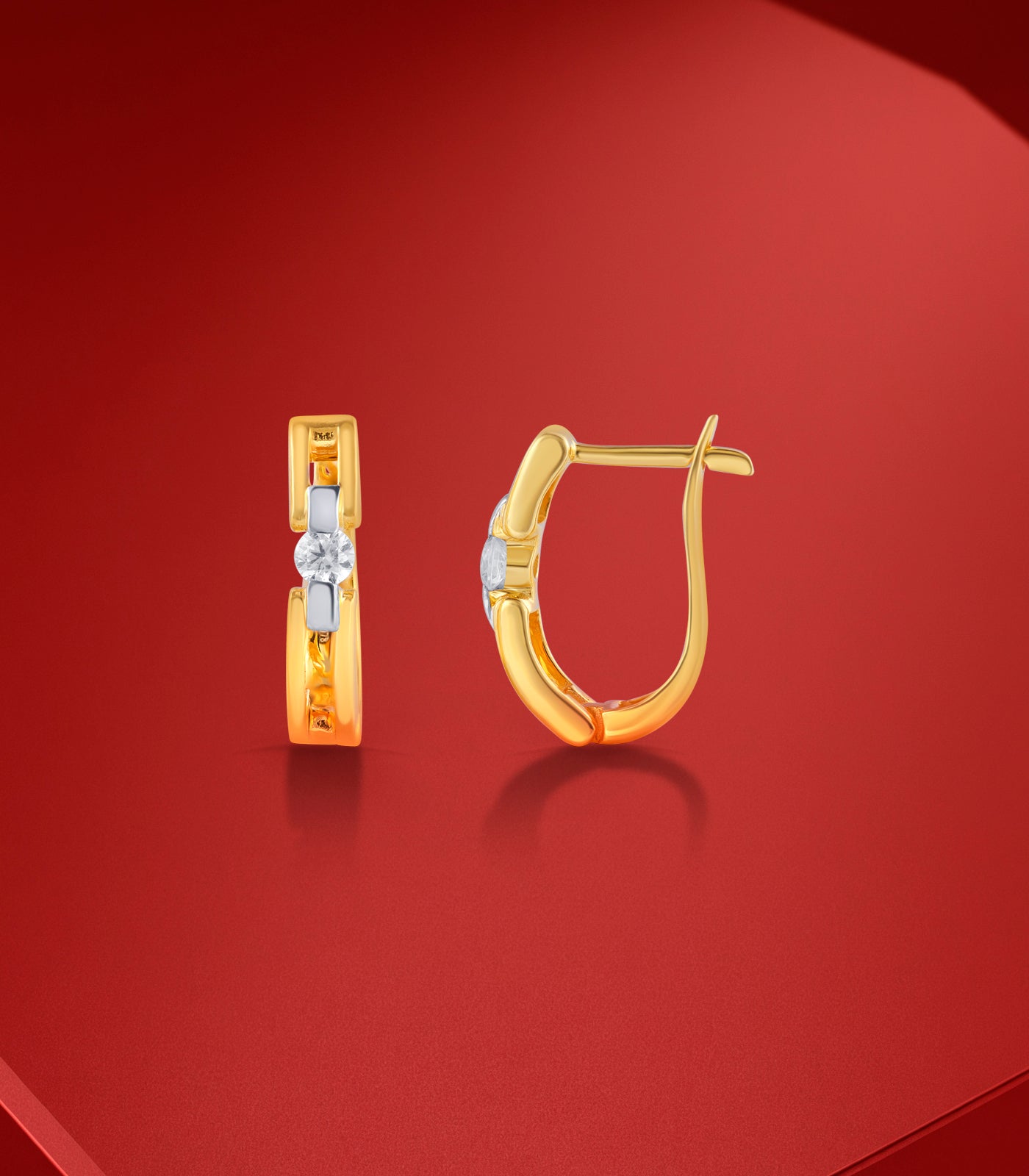 Luma Link Gold Hoop Earrings