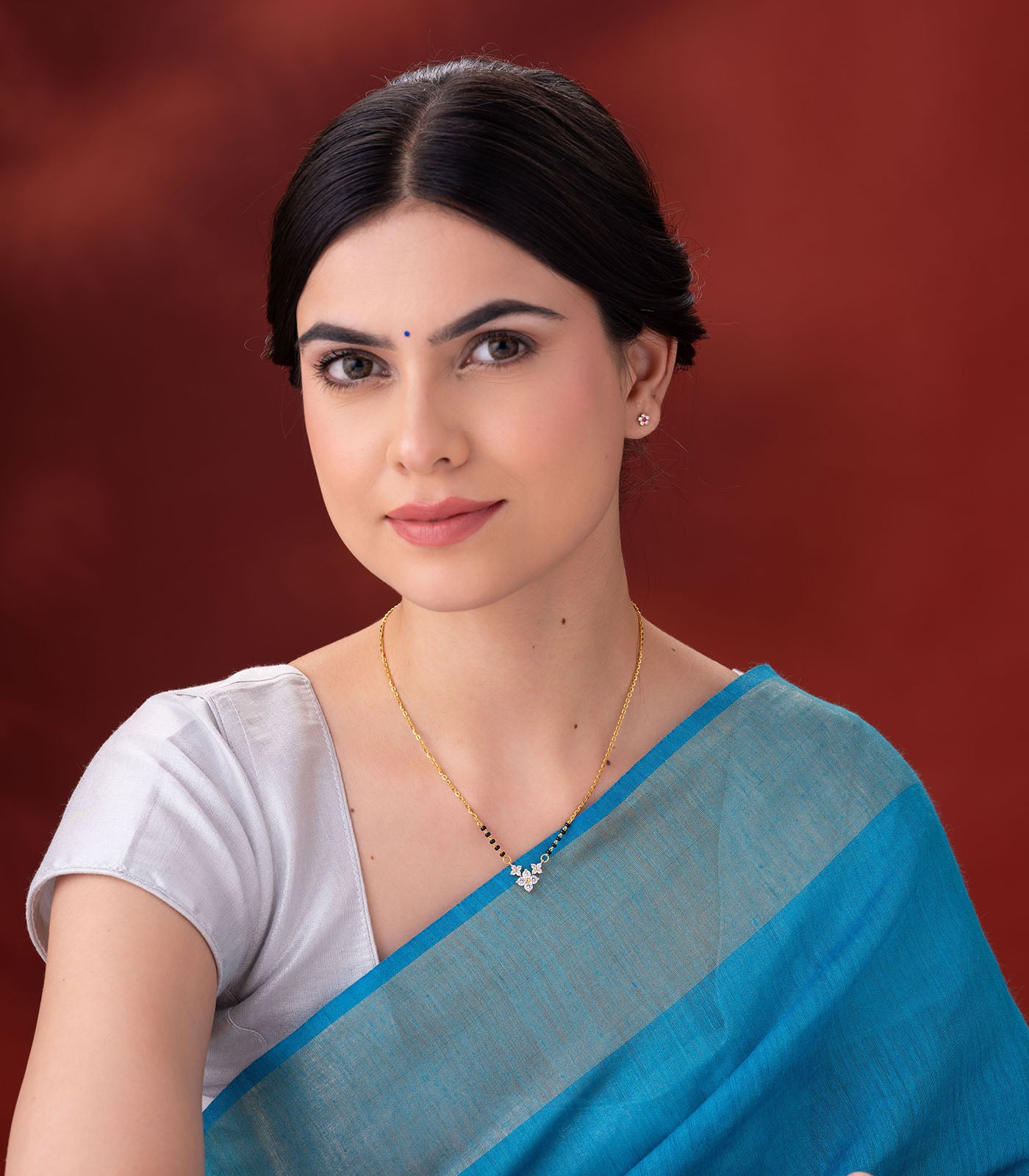 Three Flowers Classic Mangalsutra