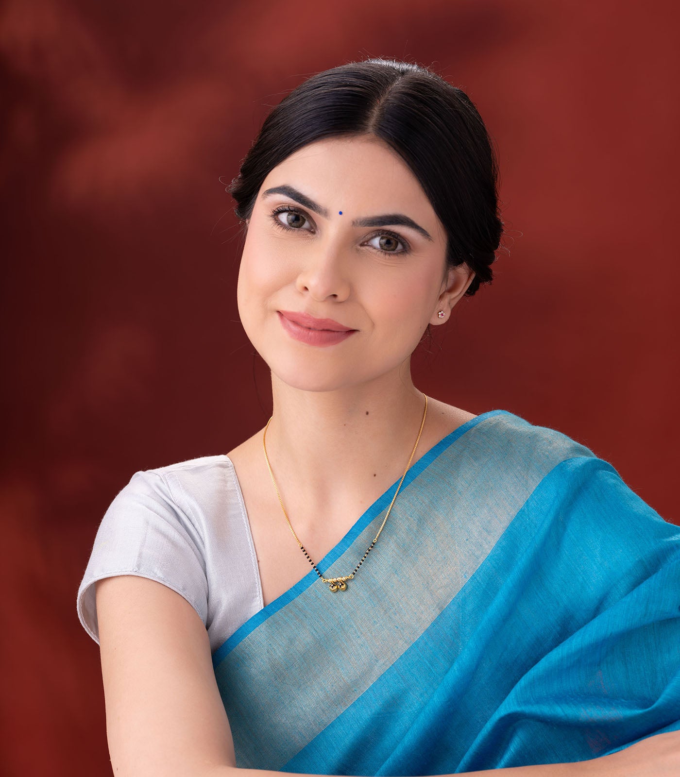 Black beaded dorla Mangalsutra