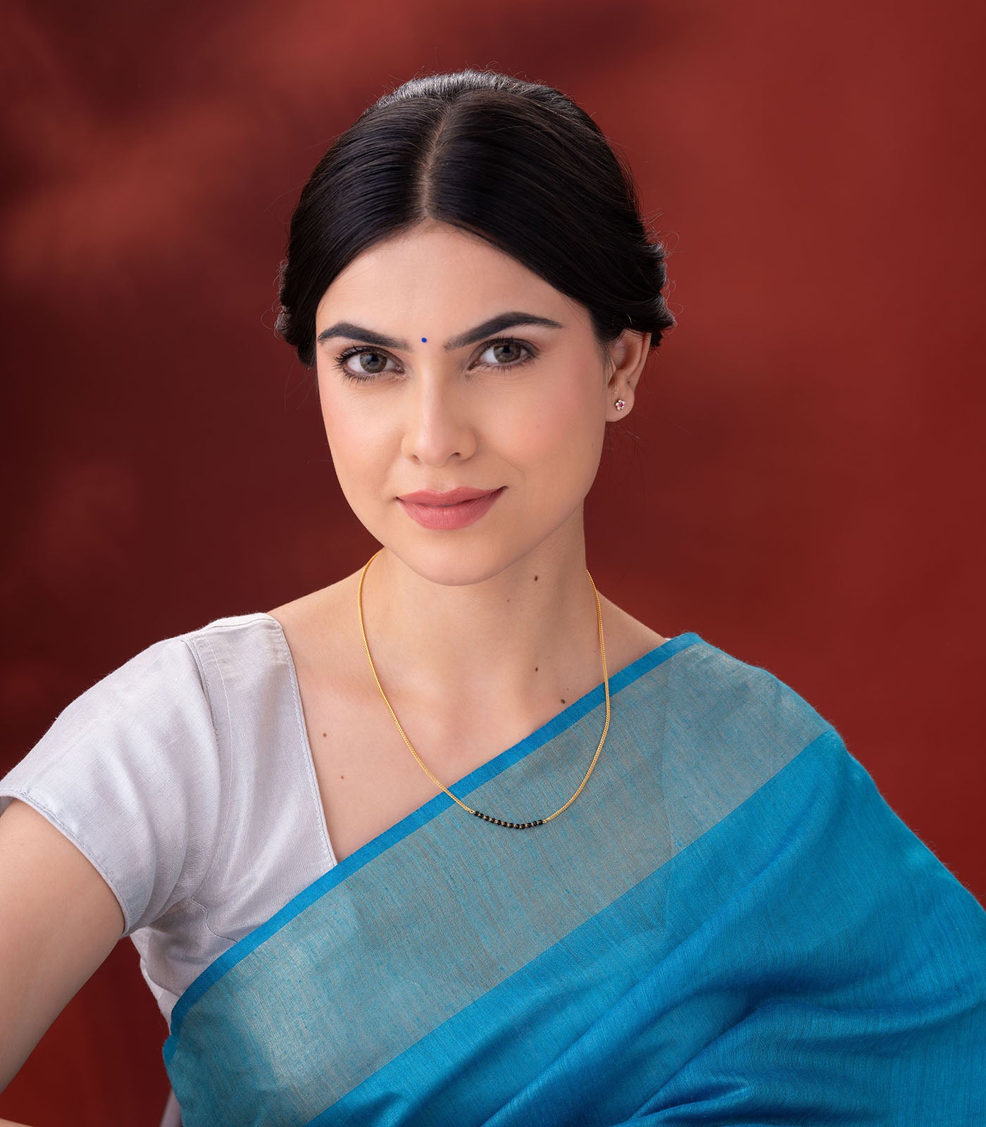 U- shape single chain Mangalsutra