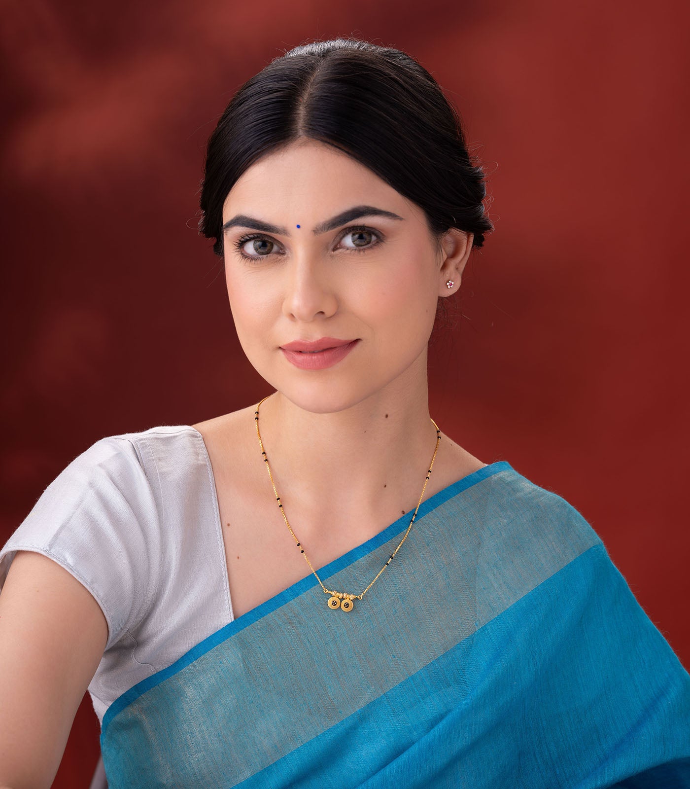 Black beads waati Mangalsutra