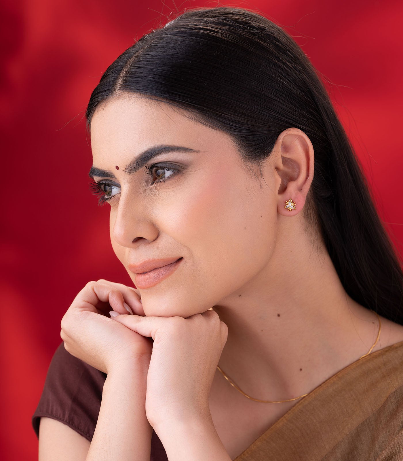 Celeste Triangle Tops