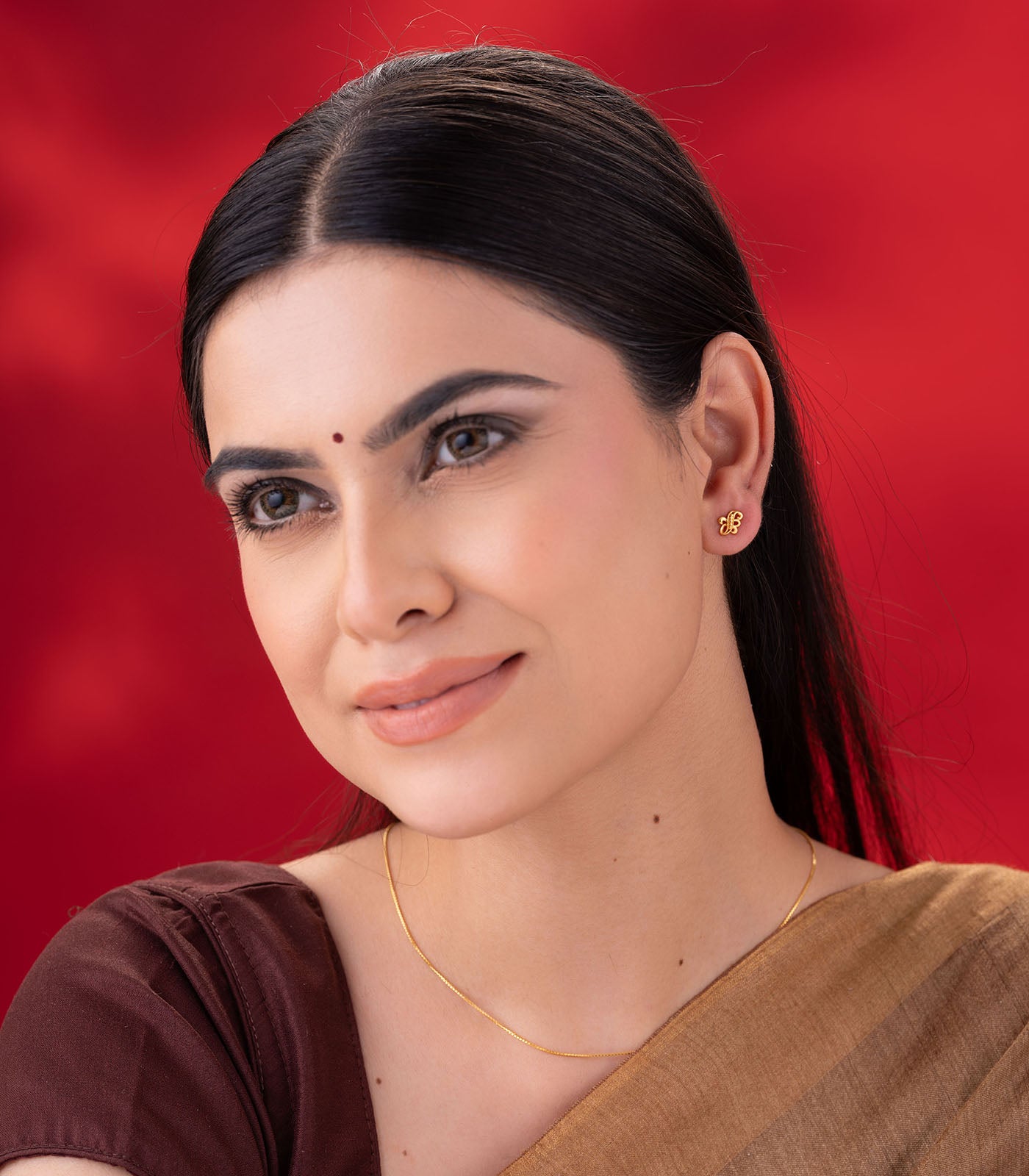 Ornate Swirl Gold Tops