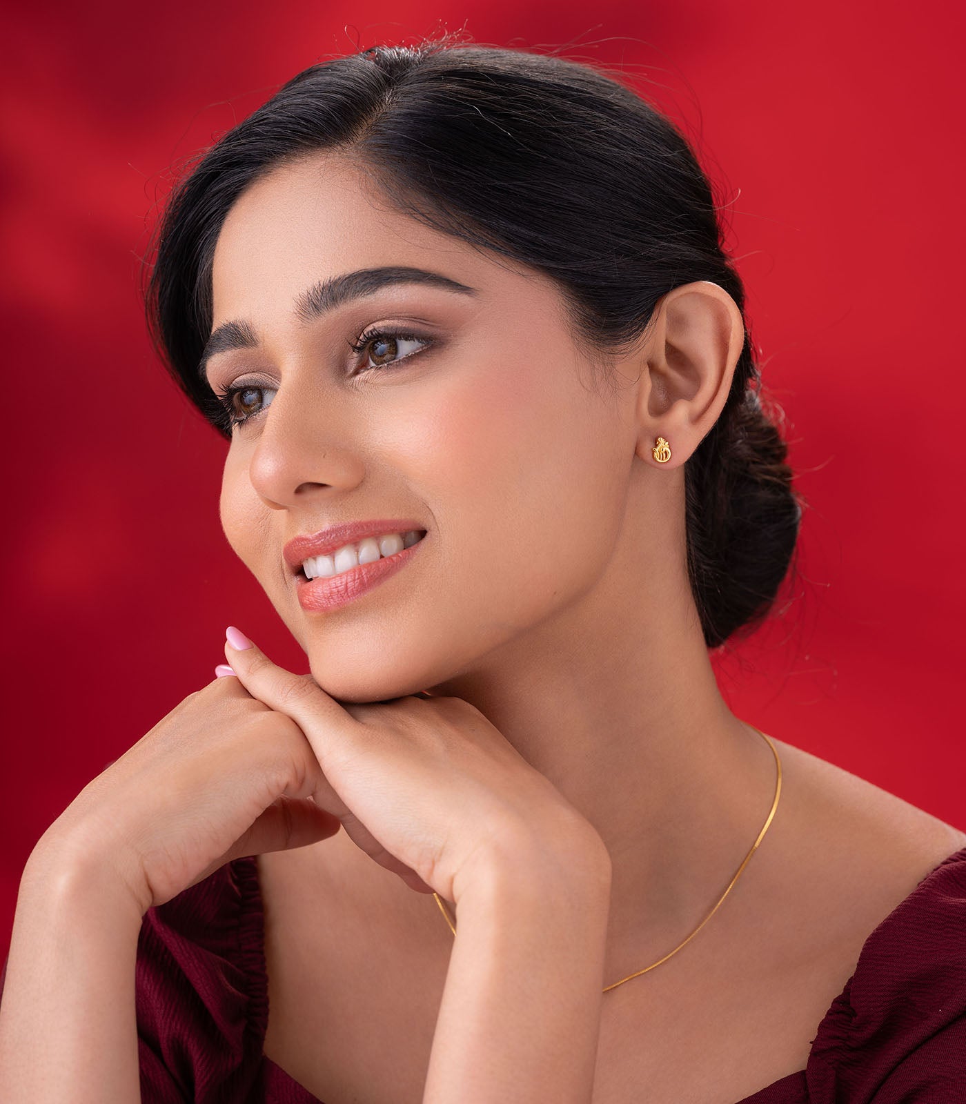 Bloom Curl Gold Tops