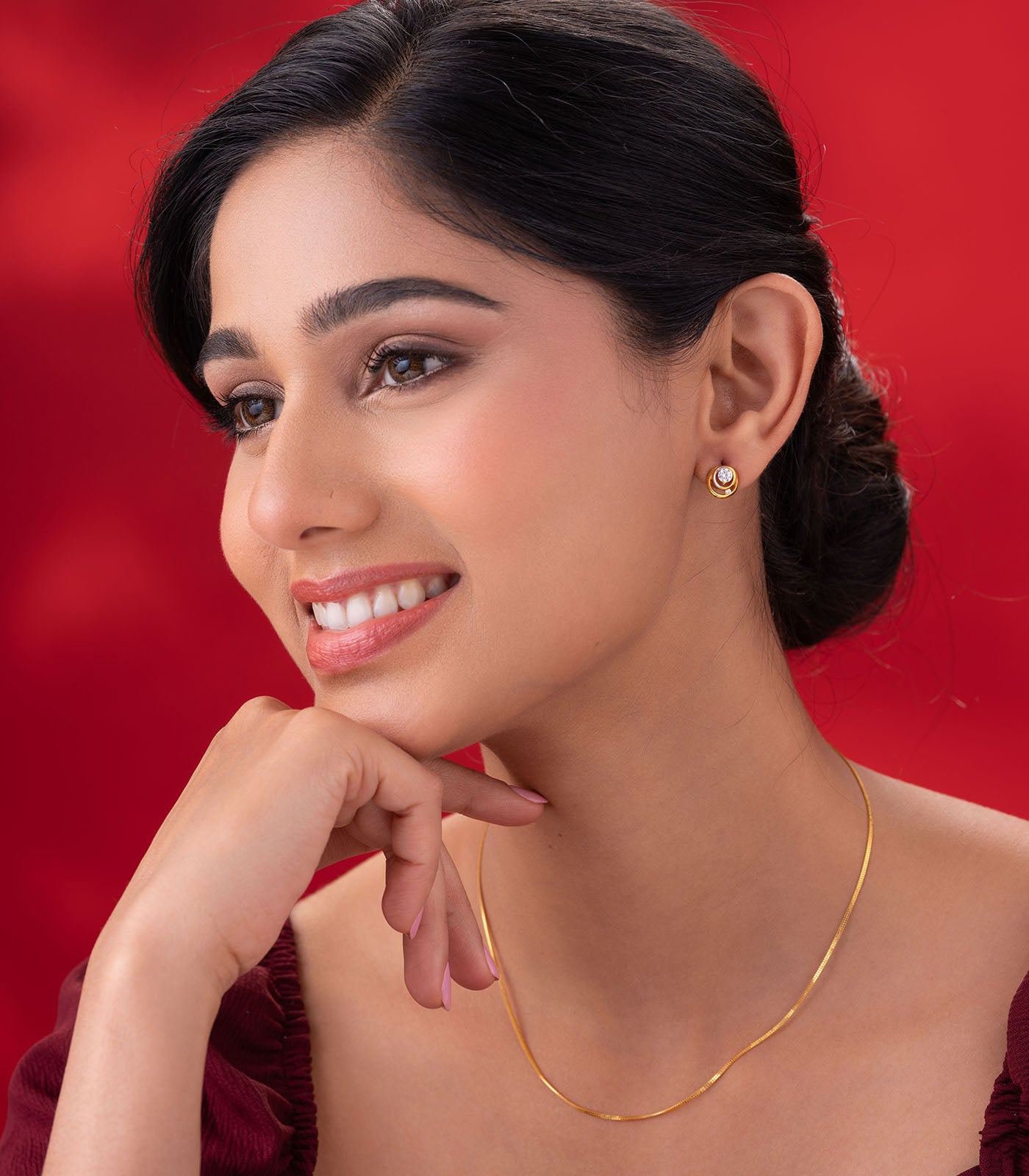 Celestial Orbit Gold Earrings