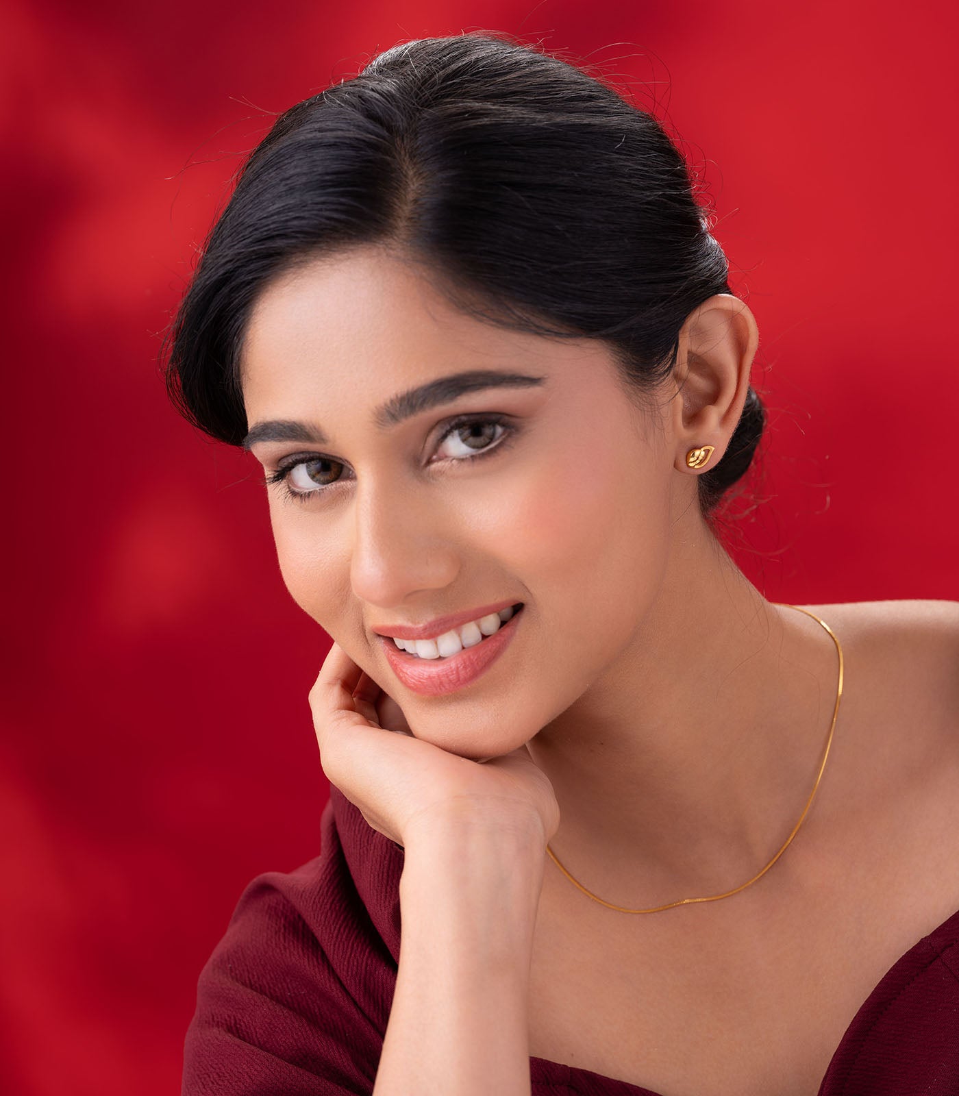 Petal Curve Gold Tops