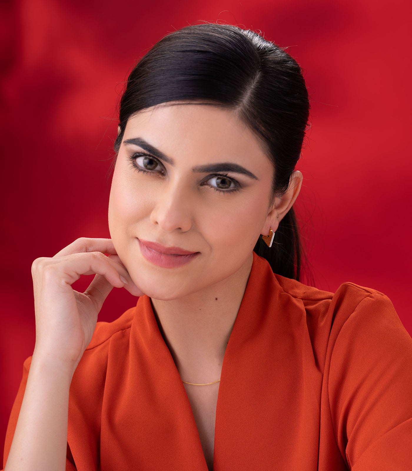 Aurelia Weave Gold Earrings