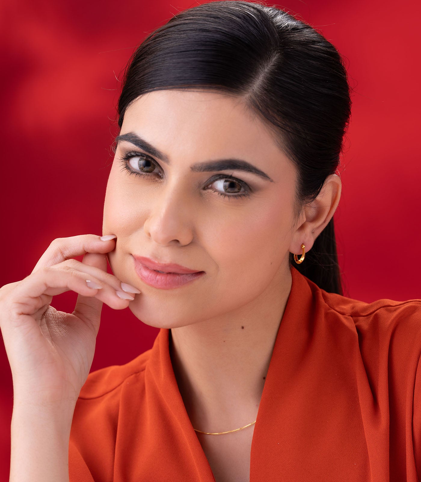 Svara Classic Gold Earrings