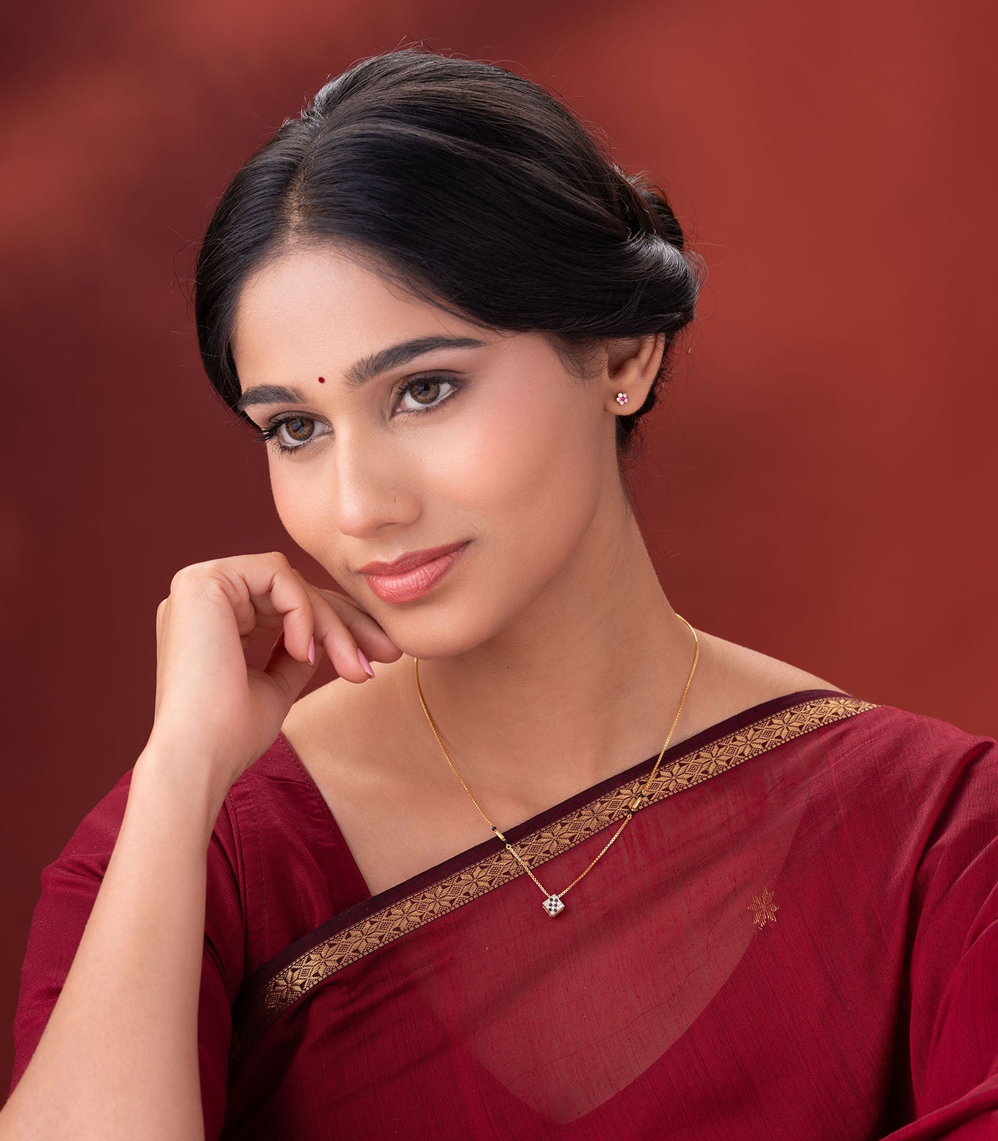 Midnight Square Mangalsutra