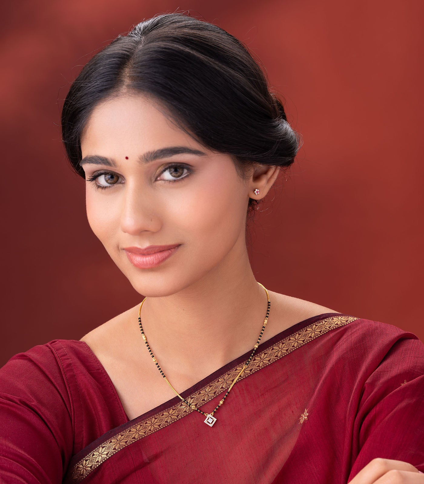 Square Elegance Mangalsutra