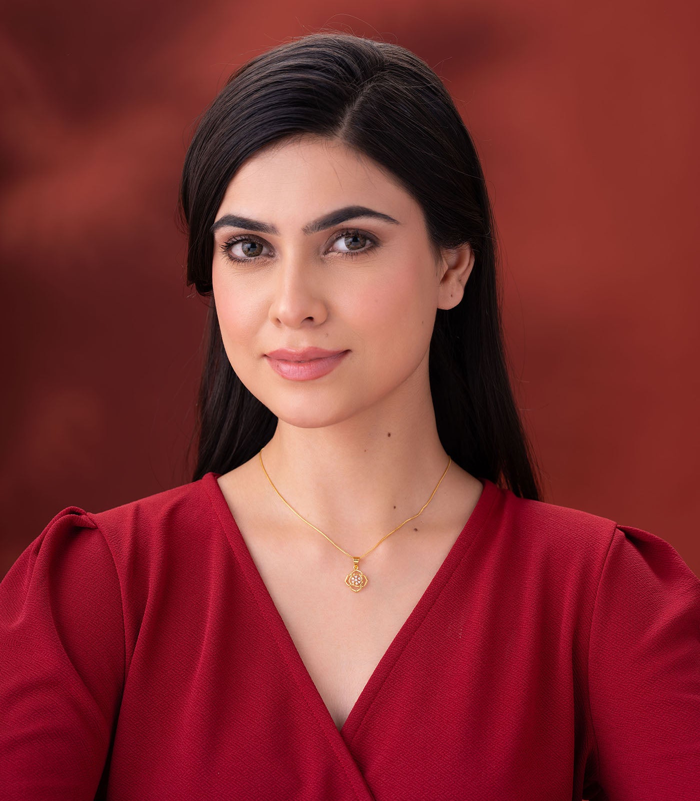 Roselle Gold Pendant