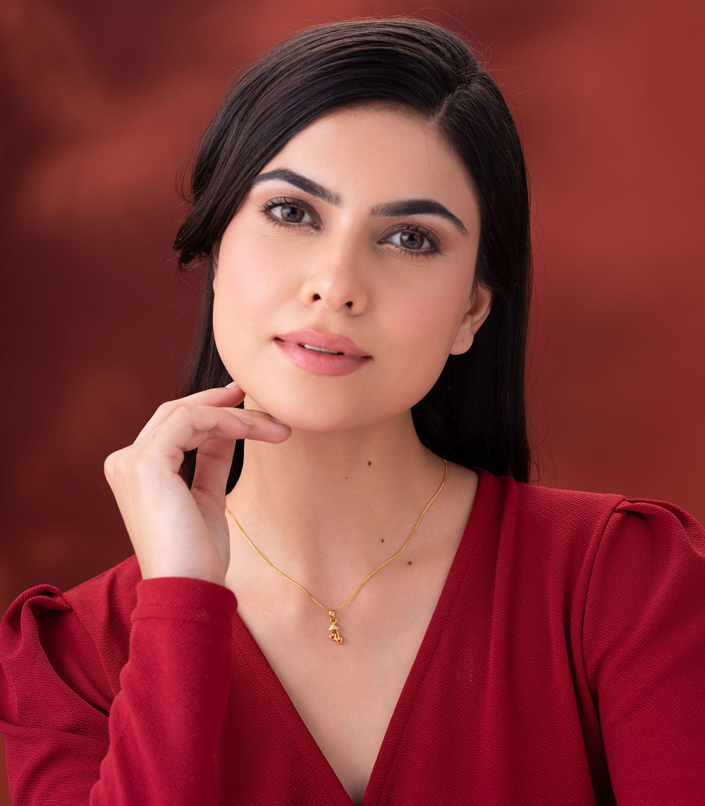 Eterna Heart Gold Pendant