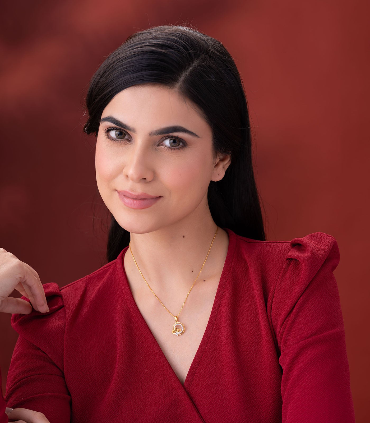 Celeste Bloom Gold Pendant