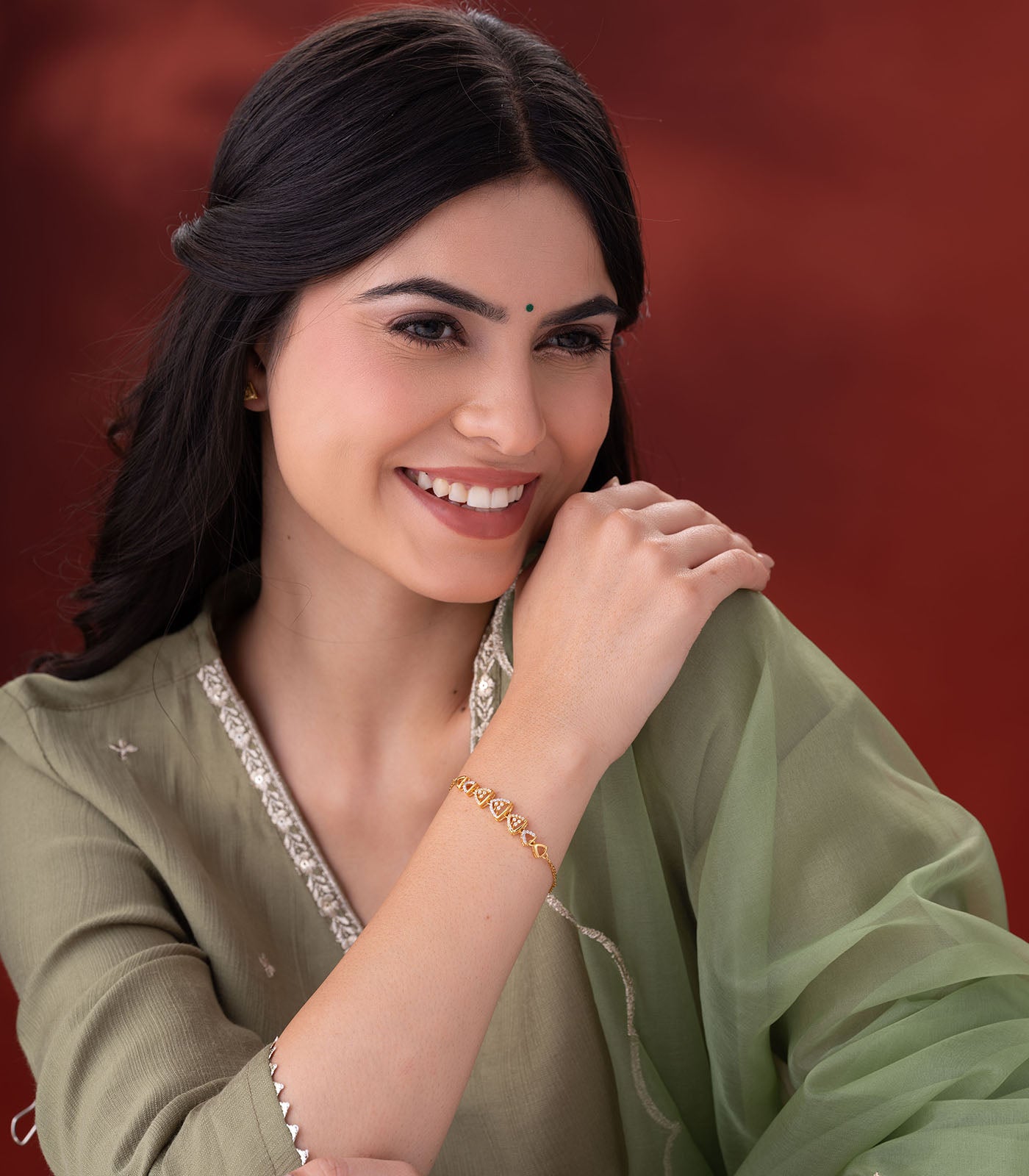 Golden Prism Bracelet