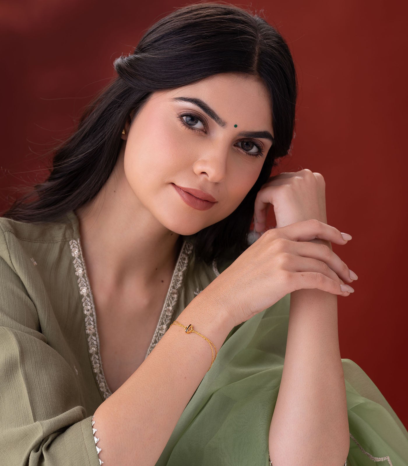 Celeste Wave Gold Bracelet